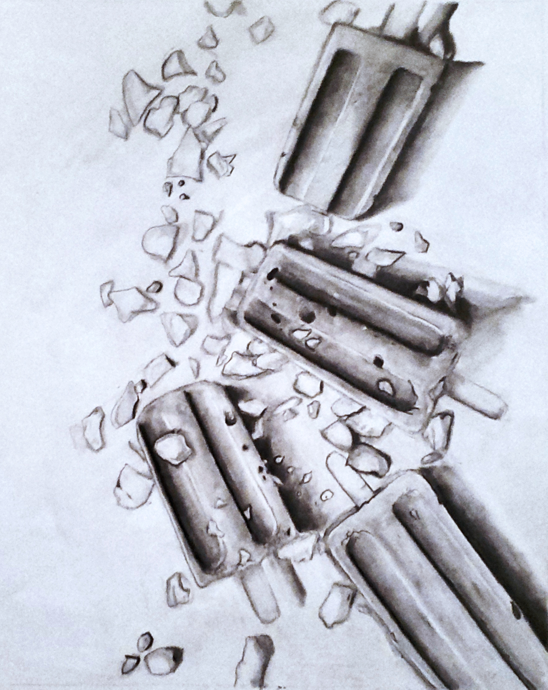 Christiana Carlson: "Popsicles" Drawing