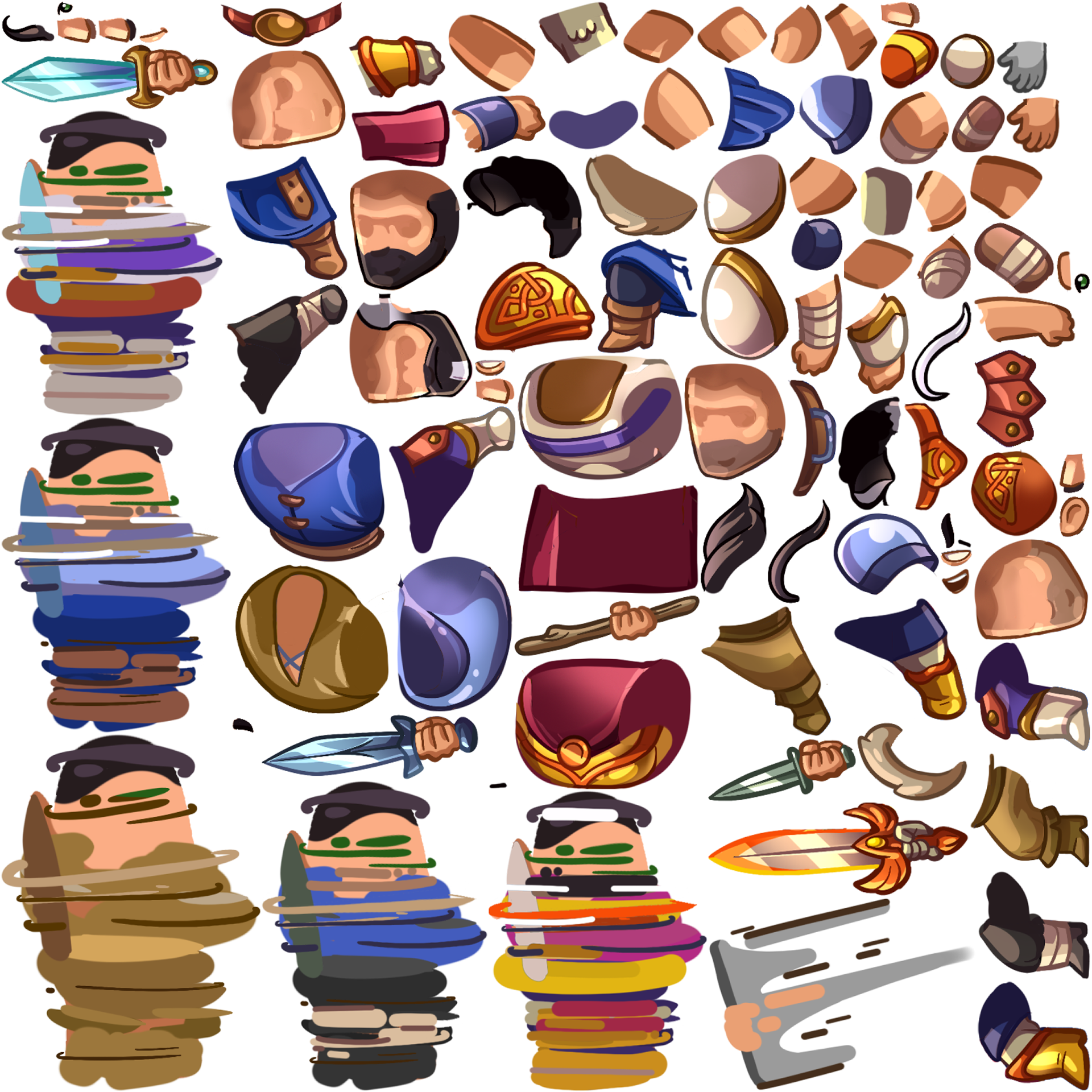 separated assets in photoshop