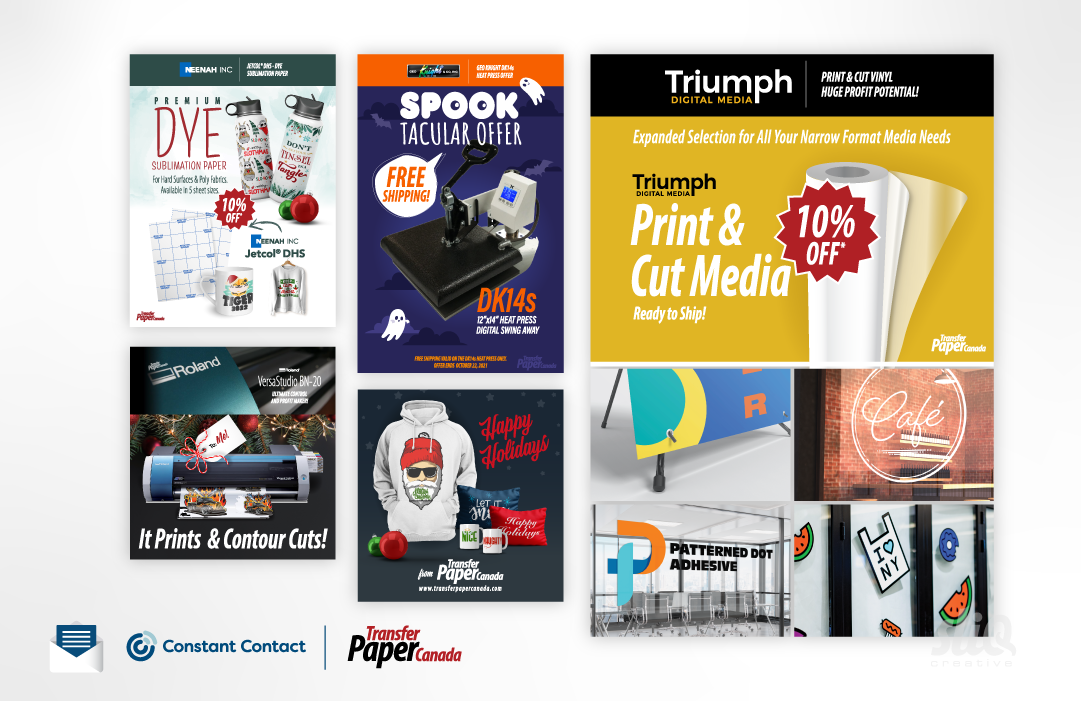 Email Marketing Campaigns (design + copywriting + scheduling)