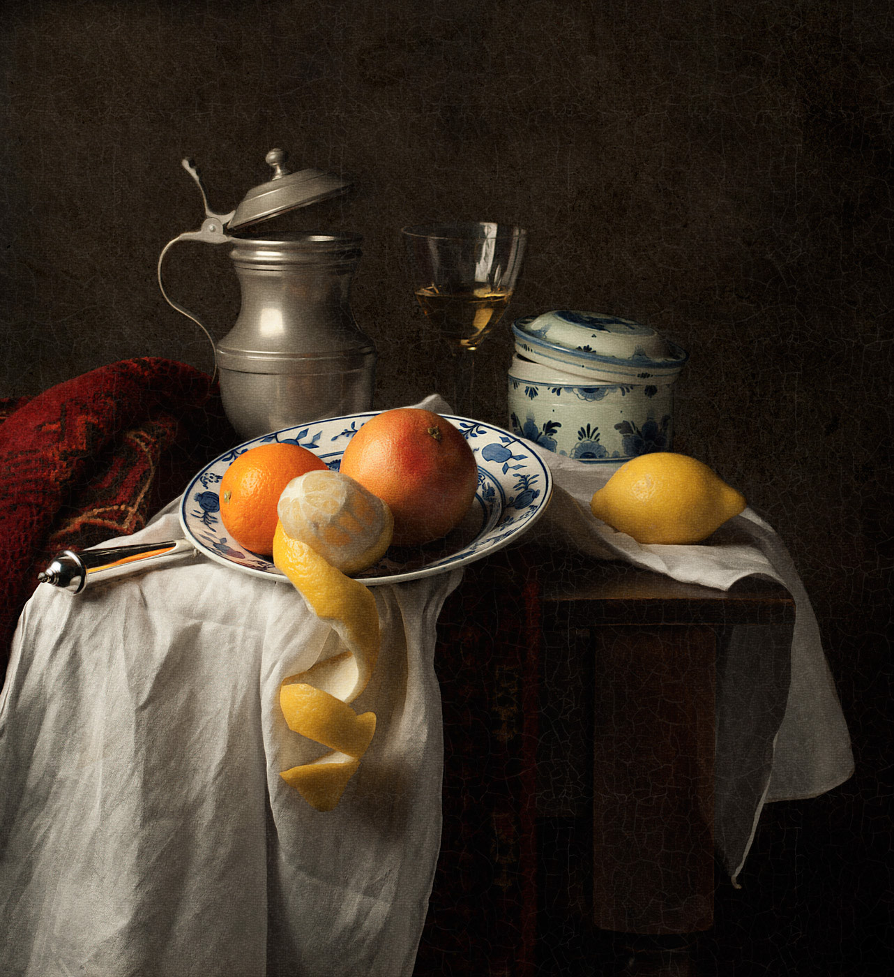 Stilleven met citrusfruit