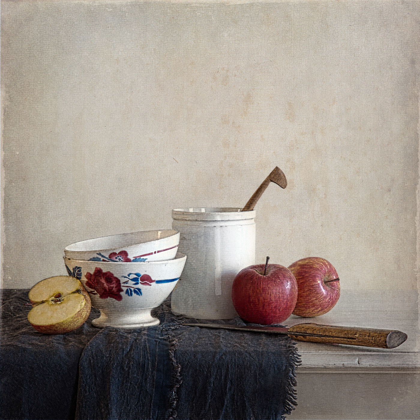 Still life with French bowls limited