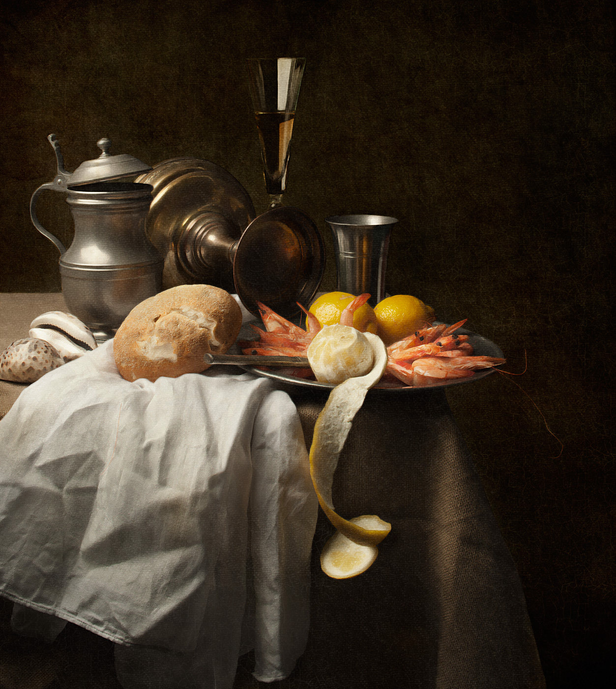 Still life with shrimps limited