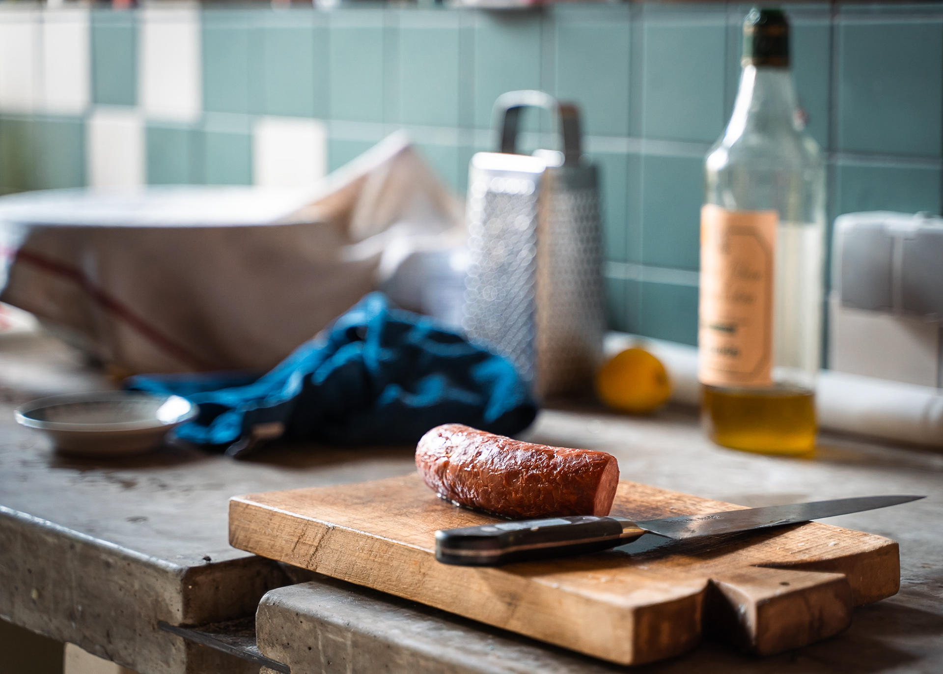 Sausage and knife, South of France 2019