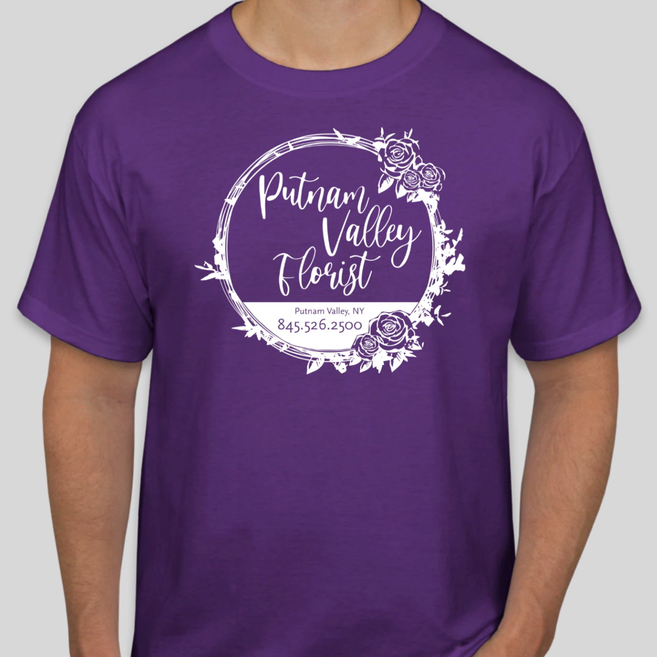 Purple PV Florist shirt