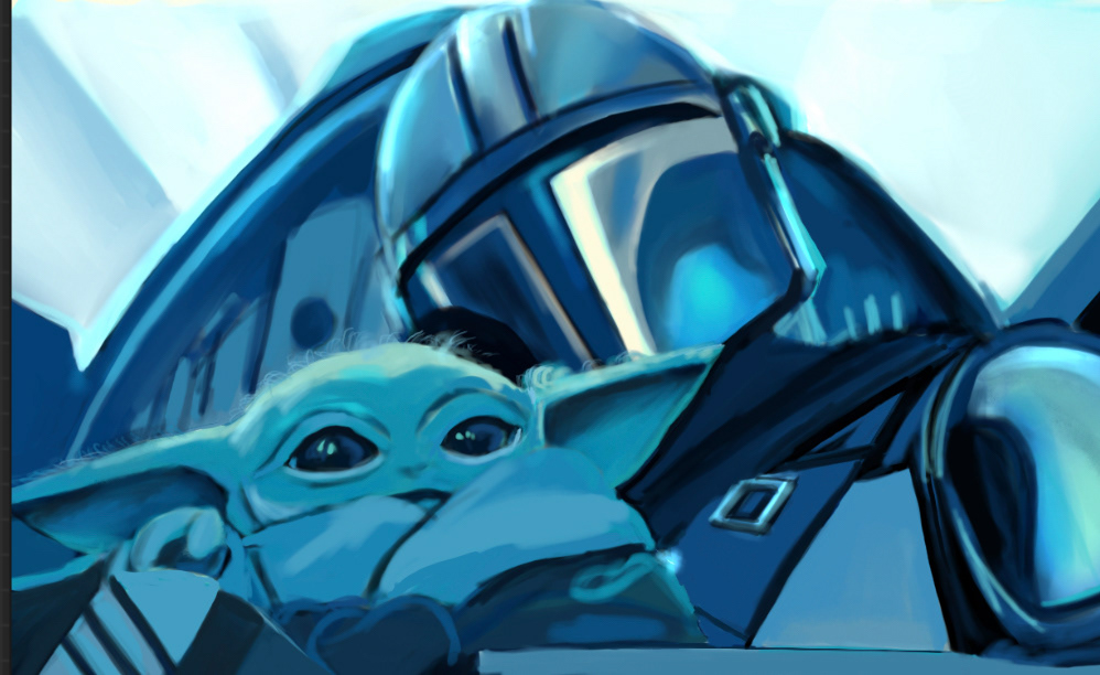 Mando &. Baby Yoda 2023