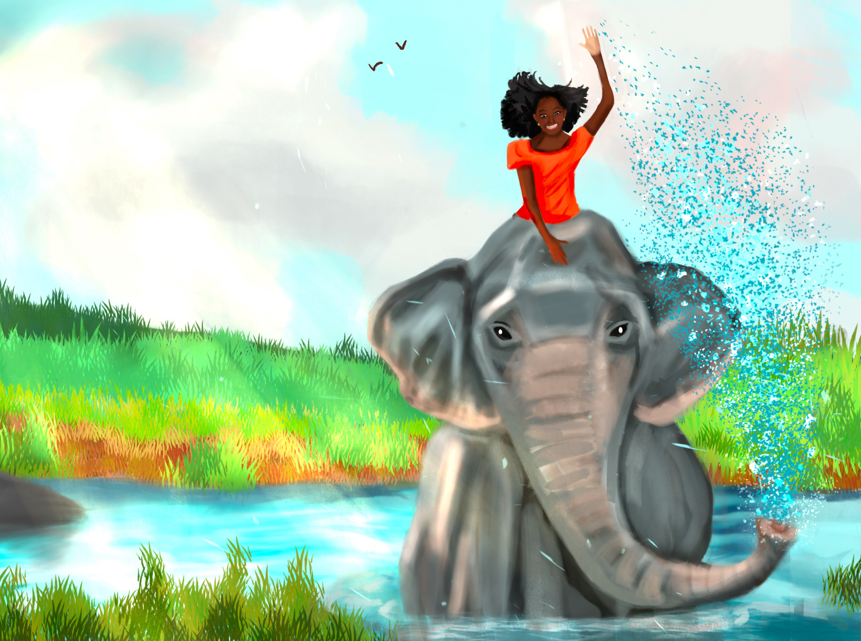 Playful elephant series 2023