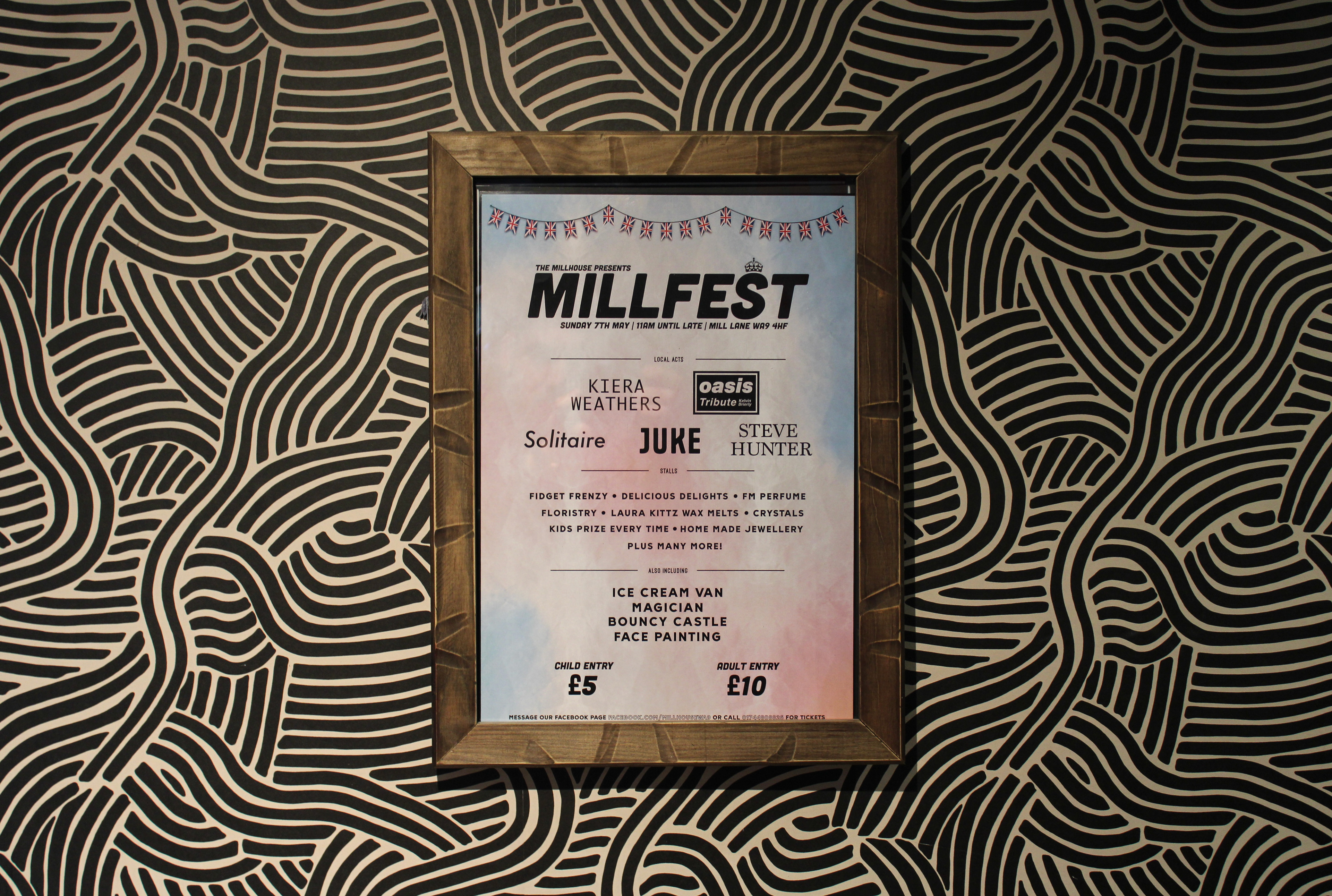 Millfest | Digital Poster | Printed and Photographed in The Millhouse