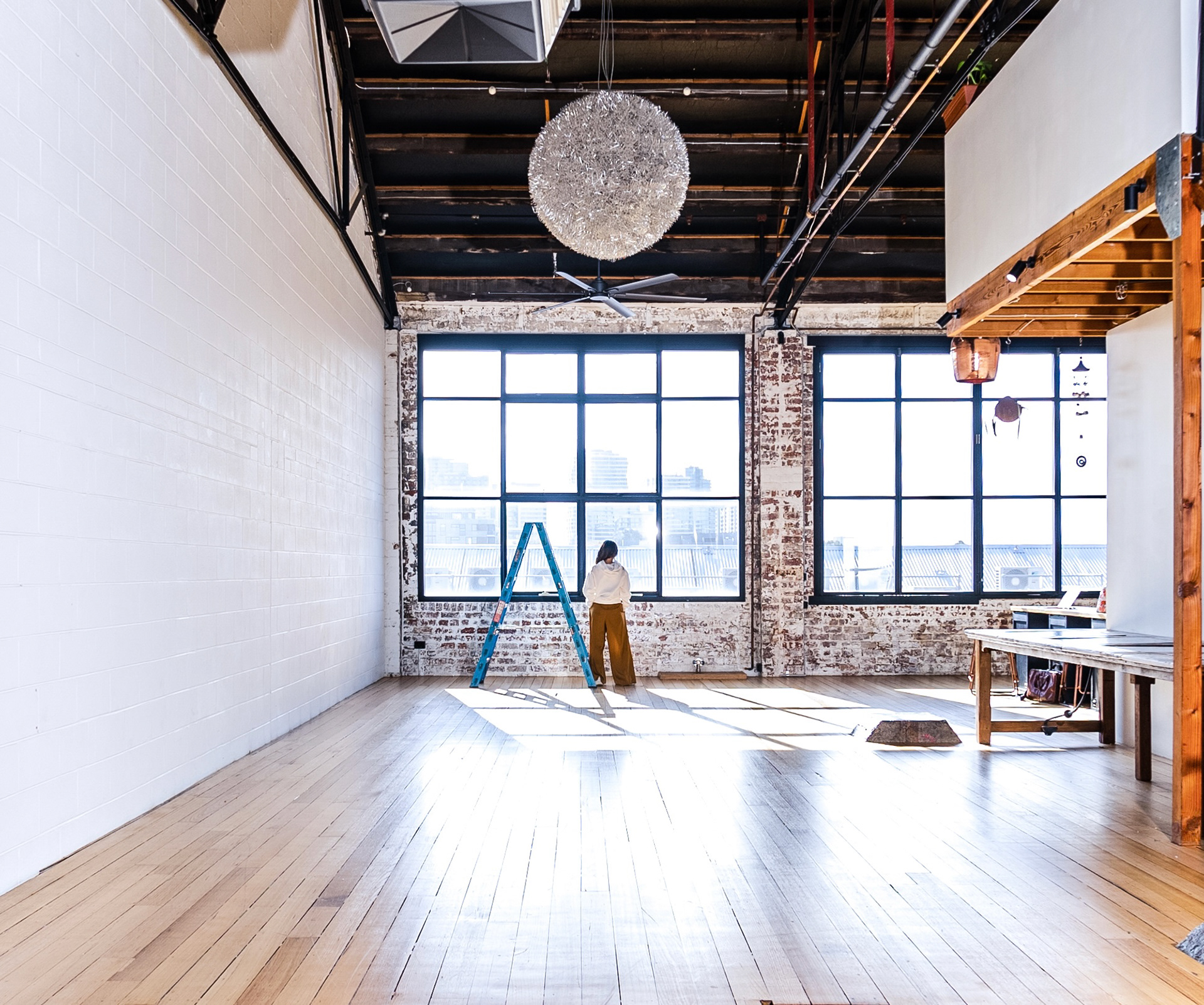 High ceilings