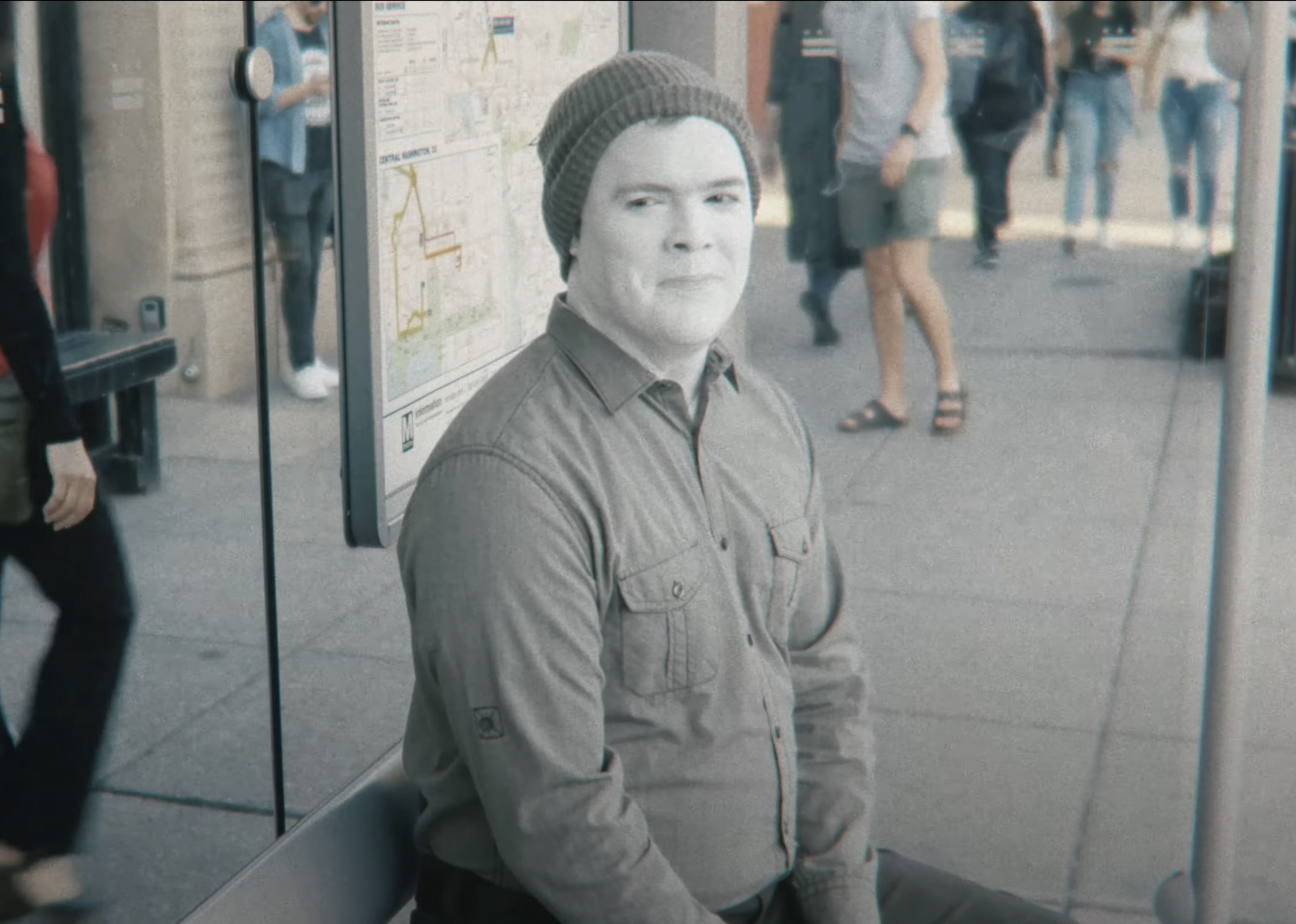 Male makeup design and application