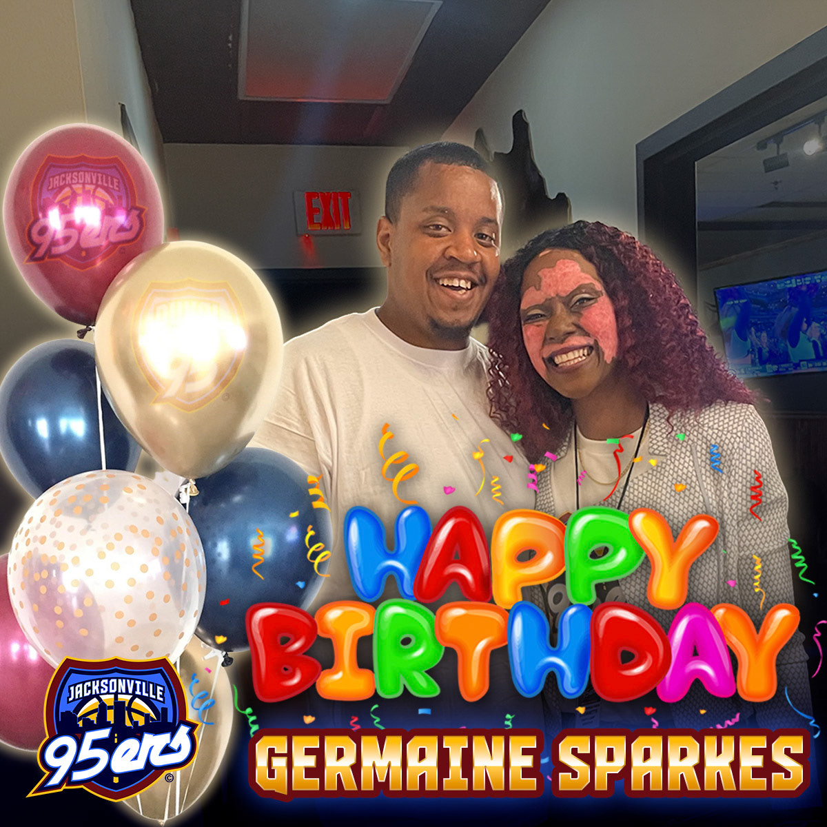 Germaine Sparkes B-Day Flyer