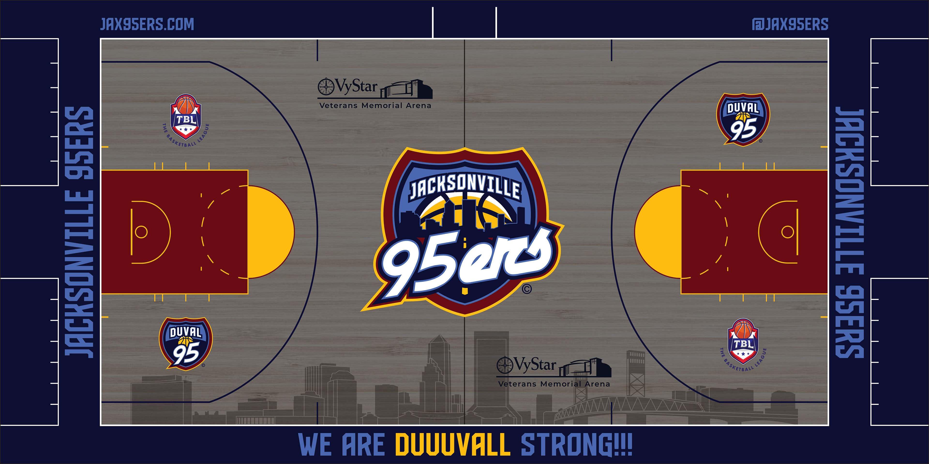 Jax 95ers Court Design Concept 2