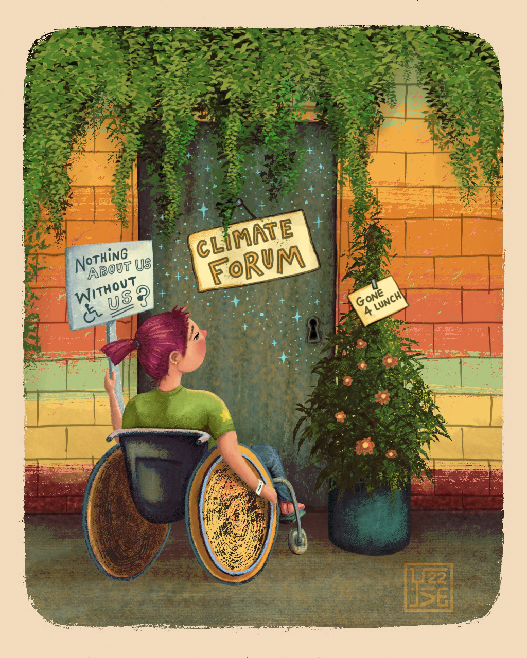 "Rewriting the Narrative" for Cripping Climate Activism