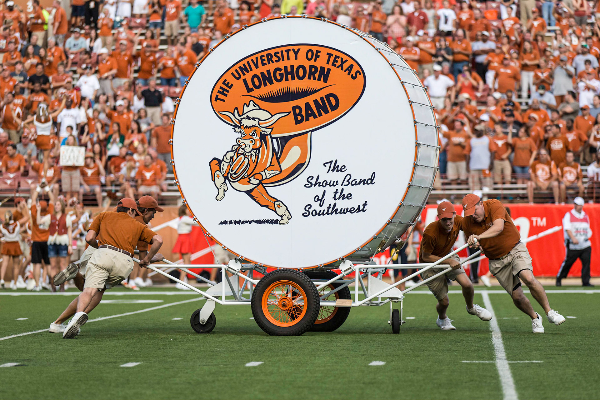 Big Bertha at Memorial Stadium in Austin, TX.