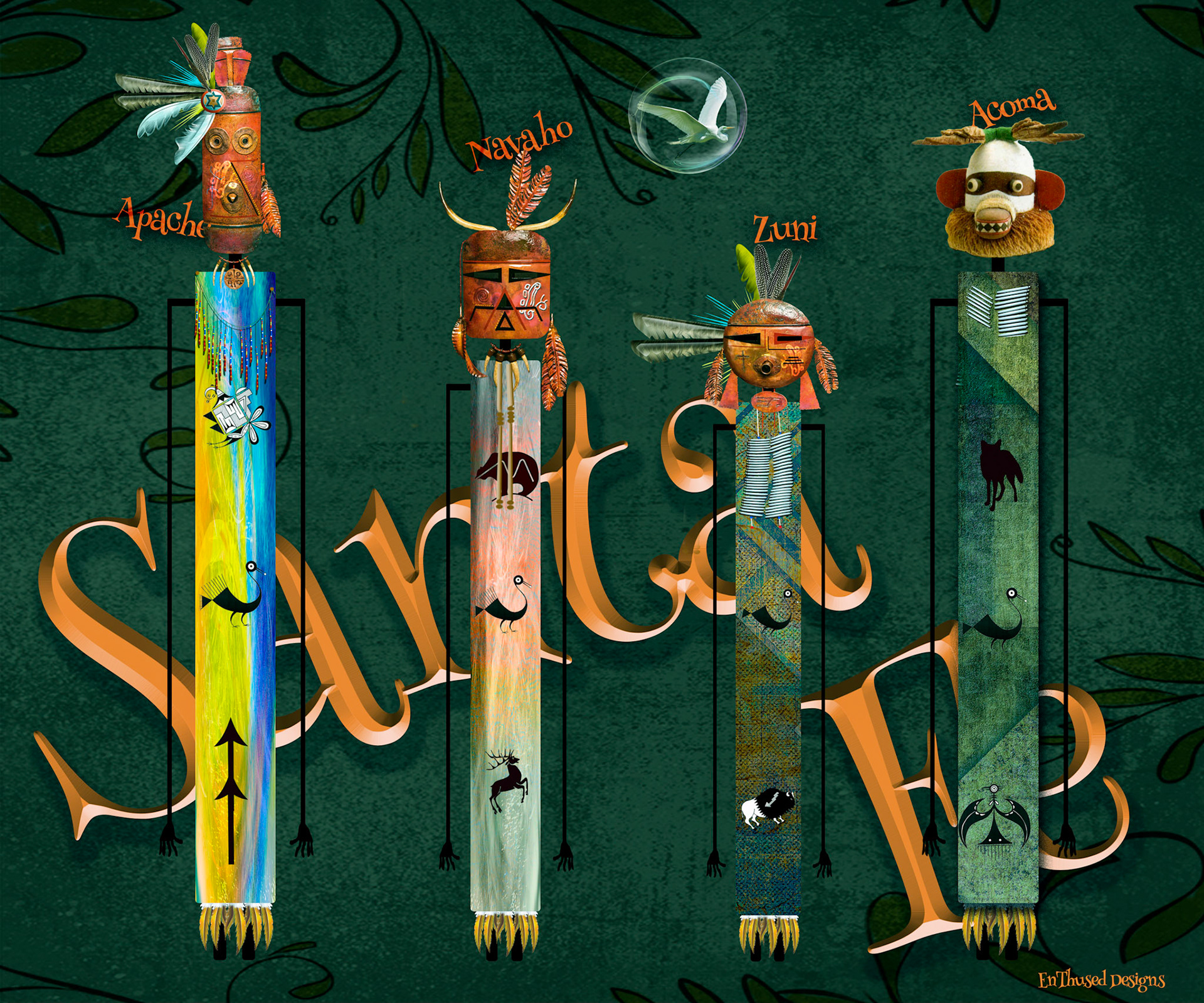 Santa Fe Totem Poles