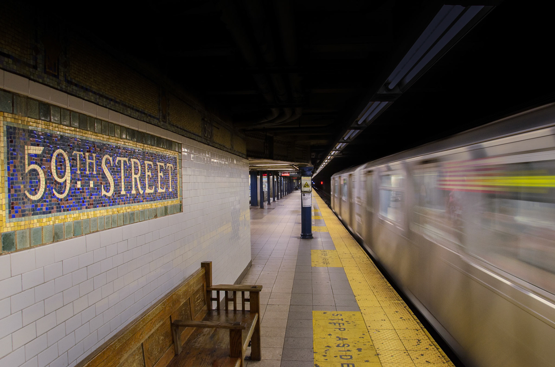 Bloomingdale's subway station, New York, USA