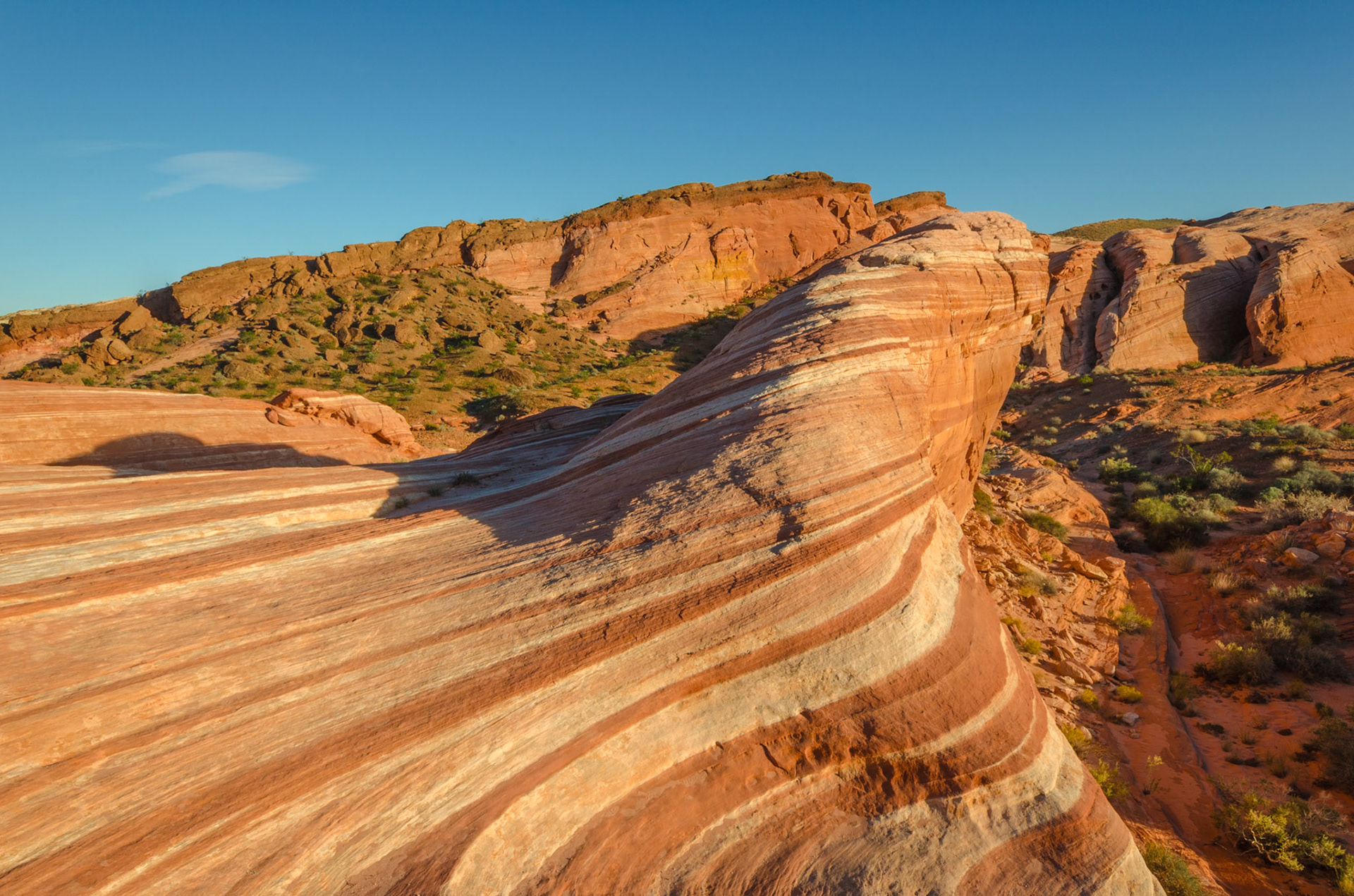 The Rainbow Wave, Valley of Fire State Park, Nevada, USA