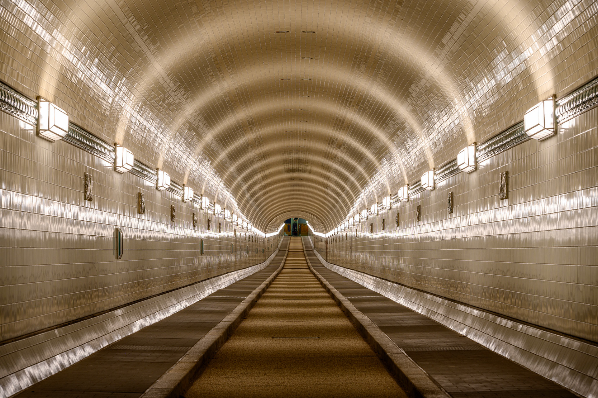 Old Elbe Tunnel, Hamburg, Germany