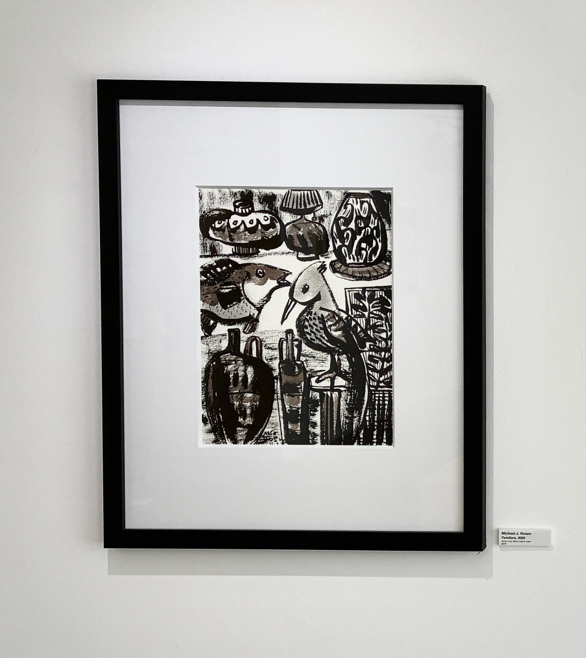 DR 8 / Framed, 8-ply mat. $350