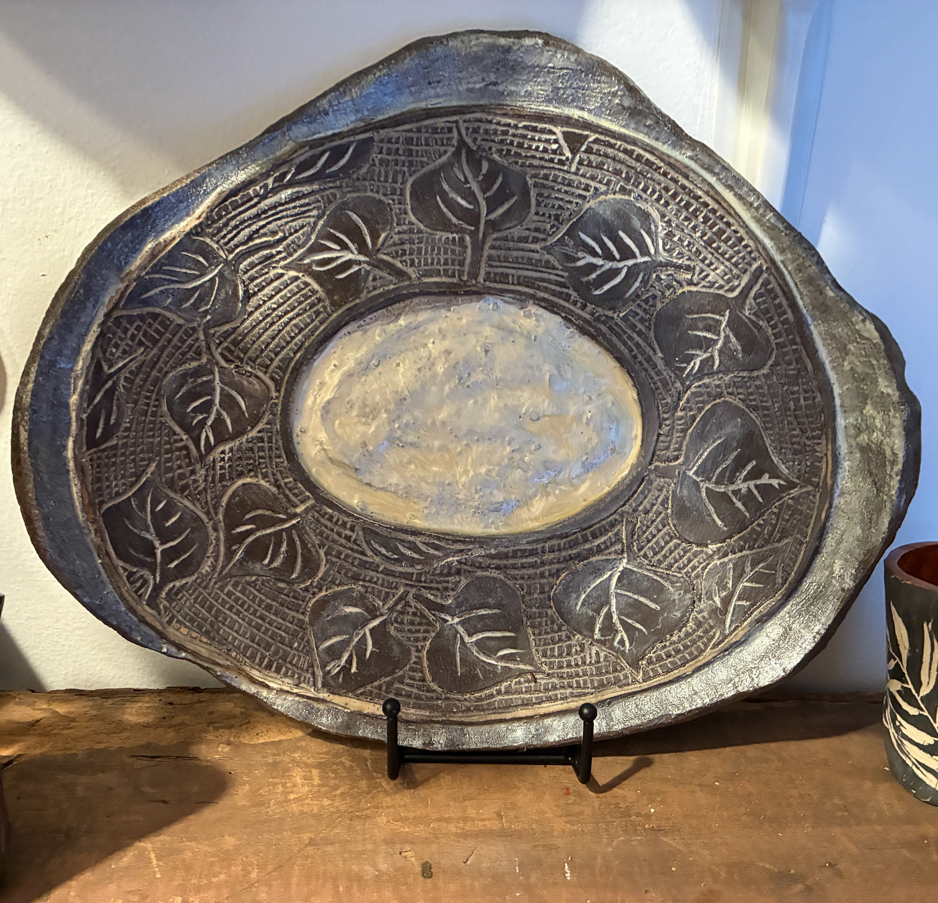 C3 / Charger with Abalone Center, 14", sale price $300. 