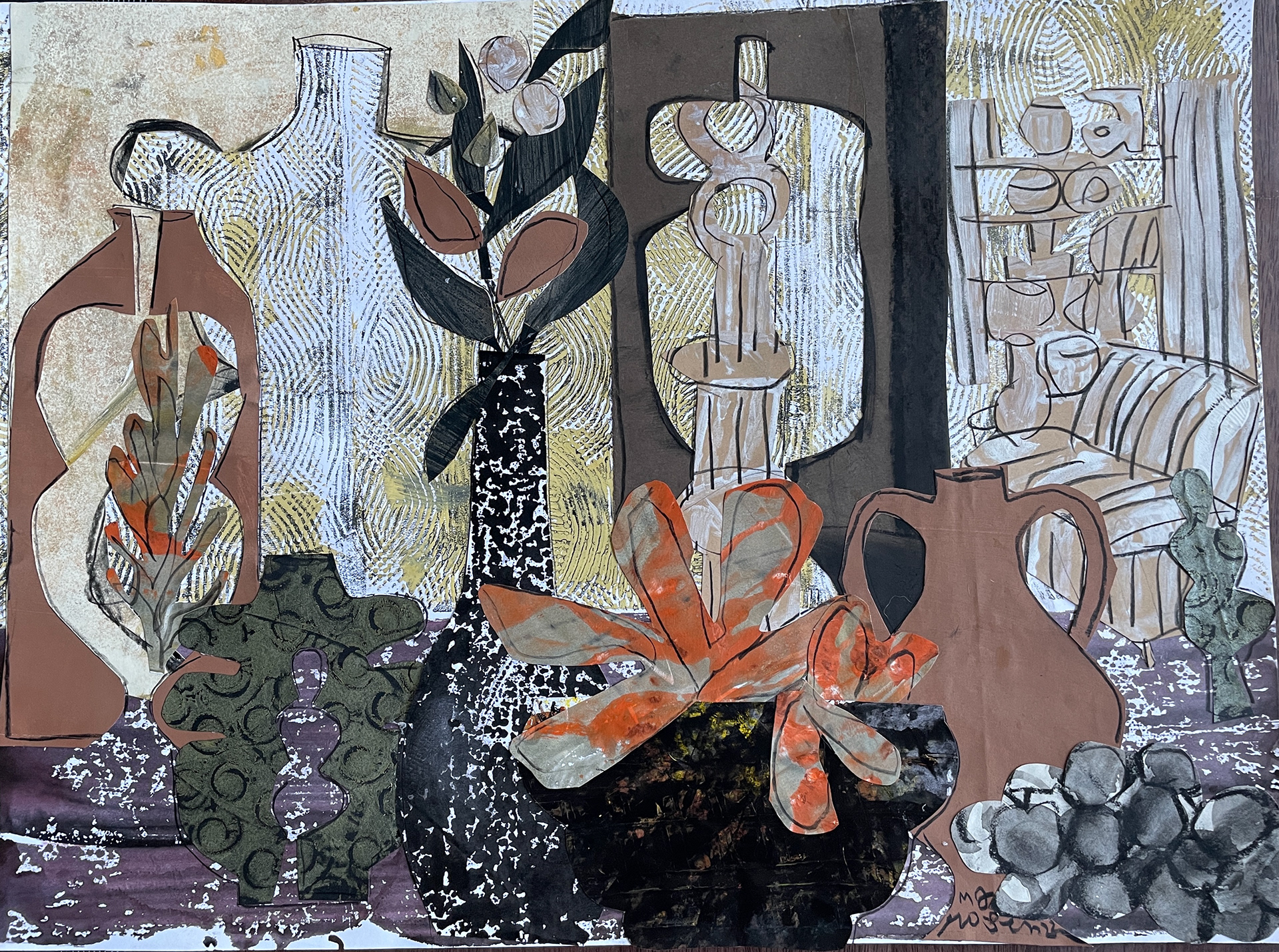 C2 / The Ins and Outs of MidCentury Modern, 24 x 18, framed, floating mat, black frame, $1800. Sale price, $900. 