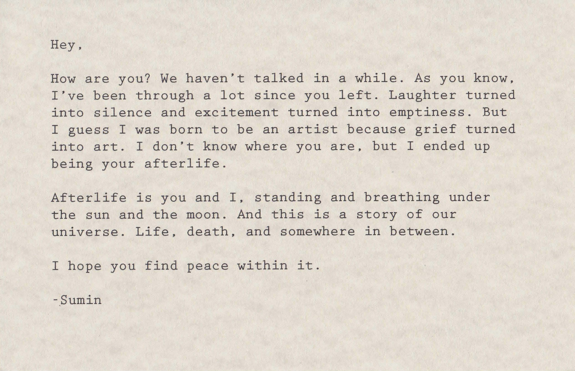 Exhibition Flyer - Back