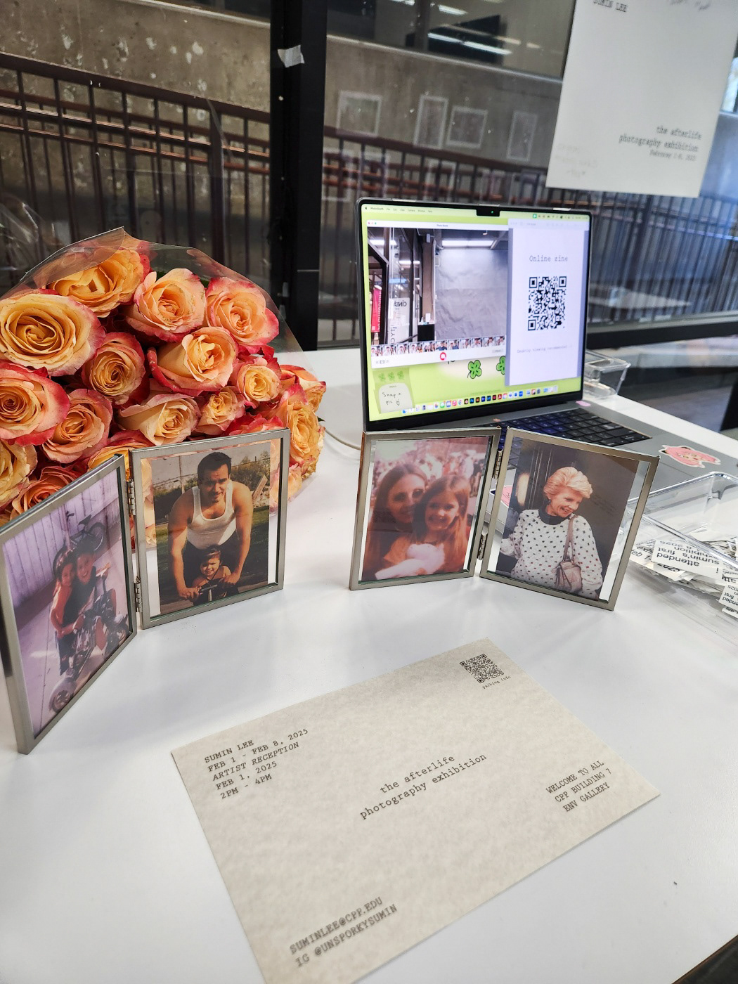Front Reception Table - Opening Reception