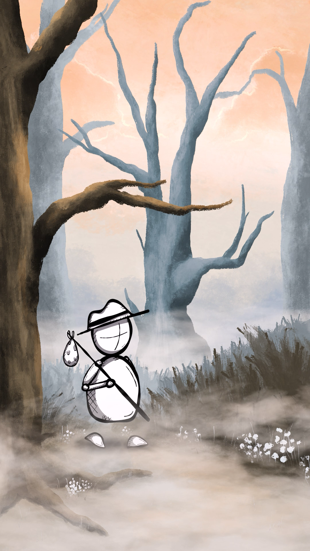 "Papertramp im Nebel"