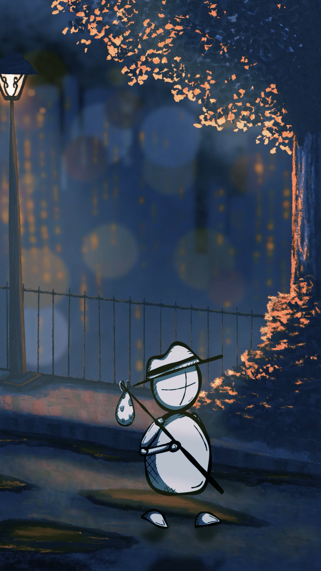 "Papertramp in Stadt"
