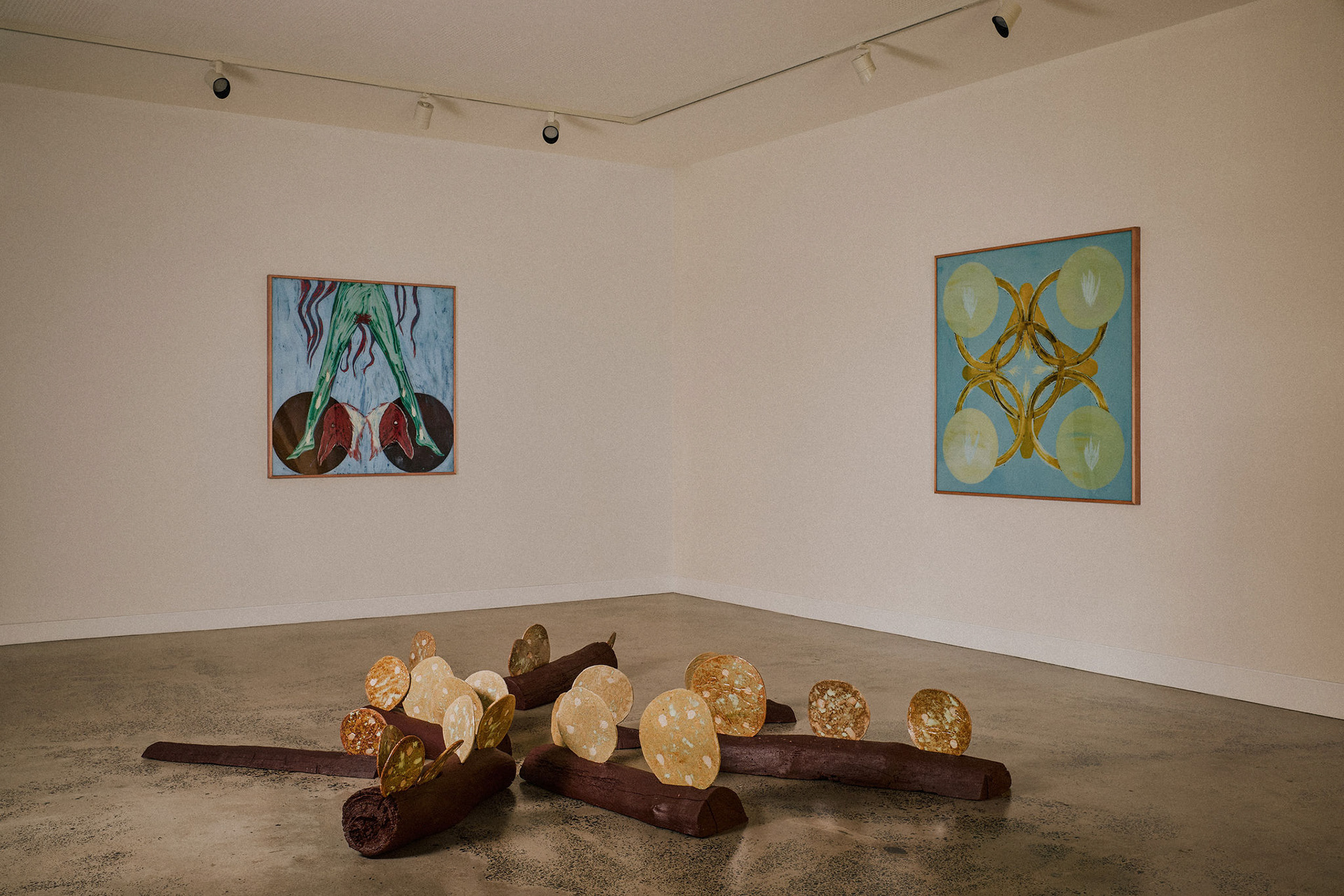 complex notophyll vine forest: ground truth 2026, install views. Lismore Regional Gallery. Photos Andy Macpherson.