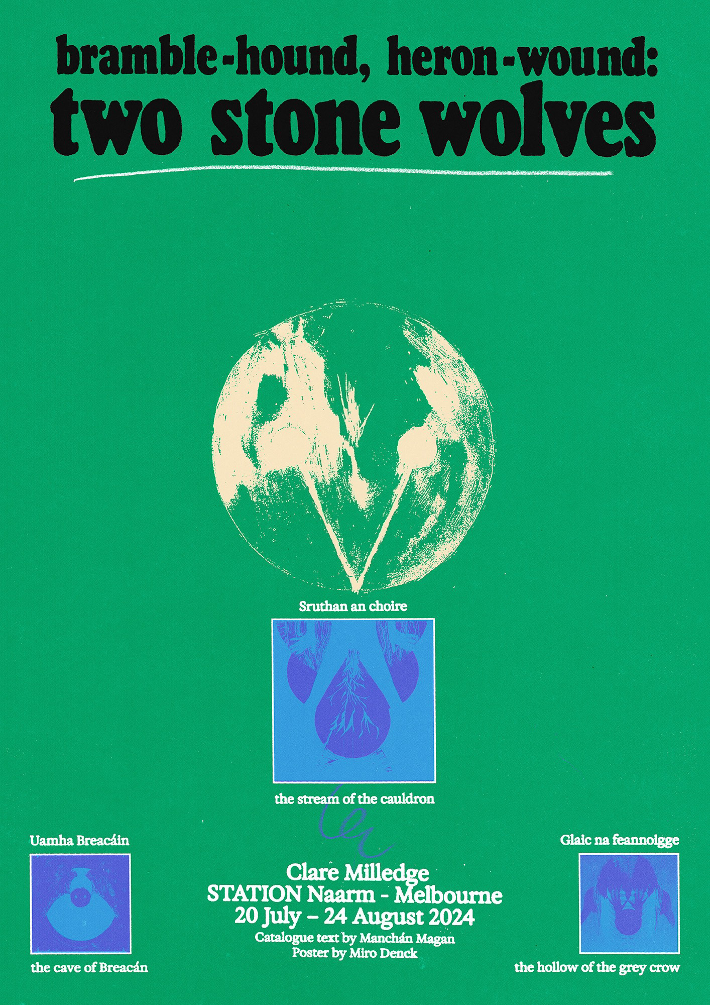 exhibition poster by Miro Denck