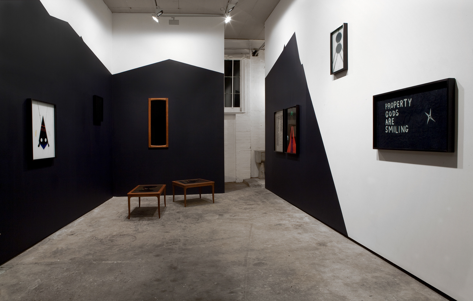 installation view: Clare Milledge - Motivated Reasoning: Strategic, Tactical, Operational | at The Commercial Gallery, Sydney (photo credit: Jessica Maurer)