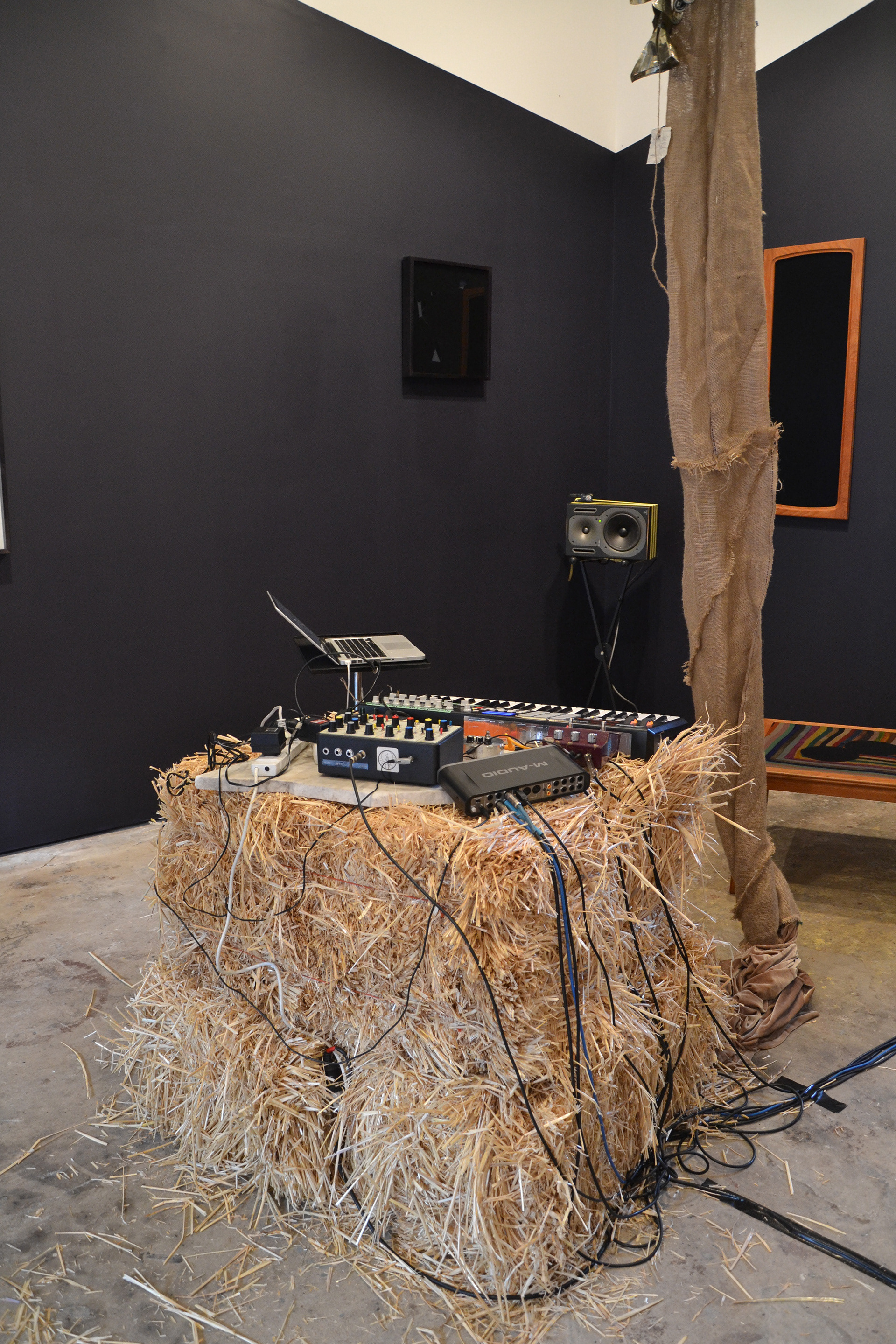 Artist Torben Tilly performing as Droszkhi for an event that took place at The Commercial Gallery on 23.3.13. The performance featured Droszkhi creating a live sound work for approximately 45 minutes that responded to and activated the installation. Special thanks to Miles Tilly for equipment hire and technical assistance.