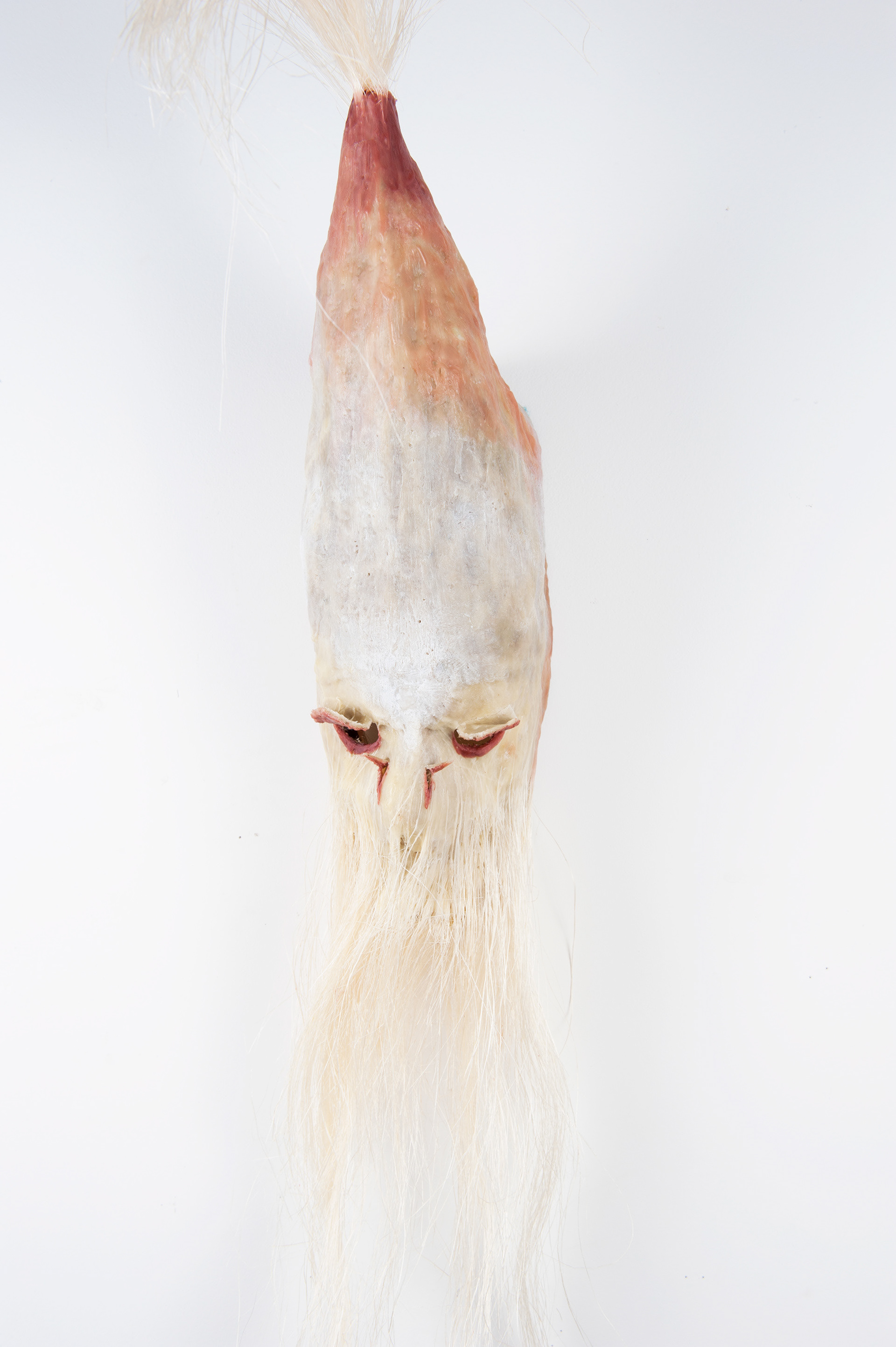 Transcendental Gown, Beeswax, pigment, coconut fibre, hessian Approximately 190 cm x 20 cm x 60 cm