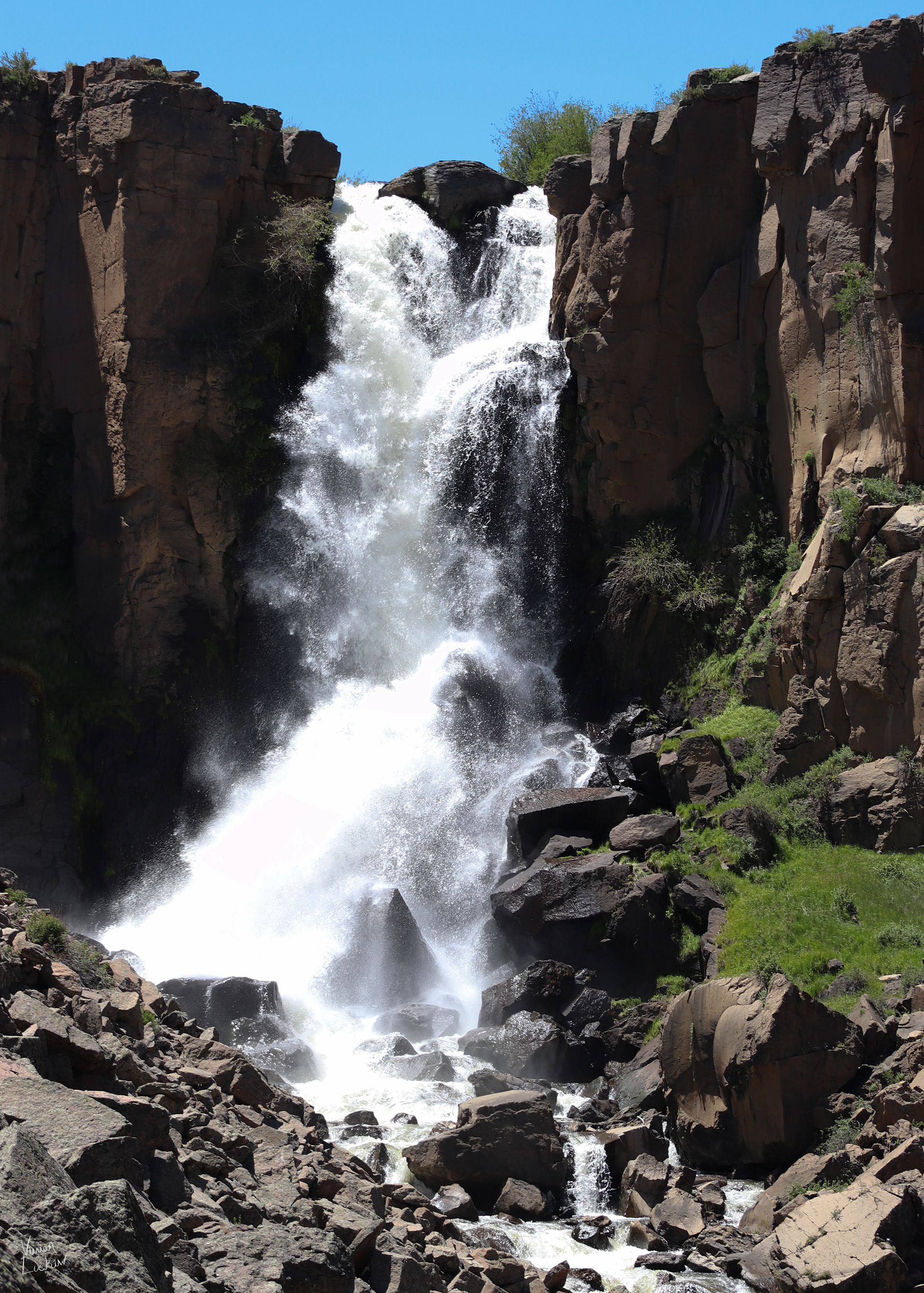 North Clear Creek Falls, Colorado, USA.