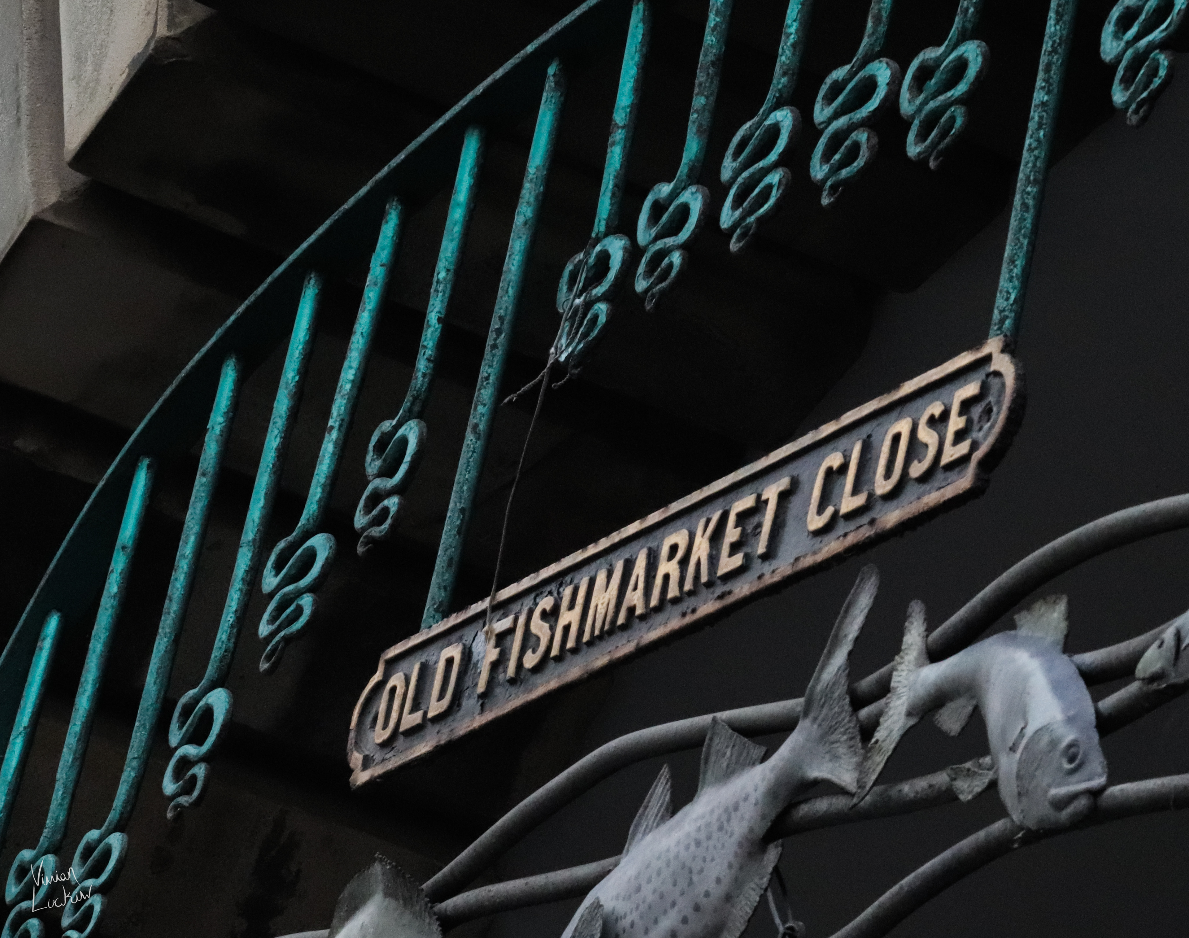 Old Fishmarket Close, Edinburgh, UK.