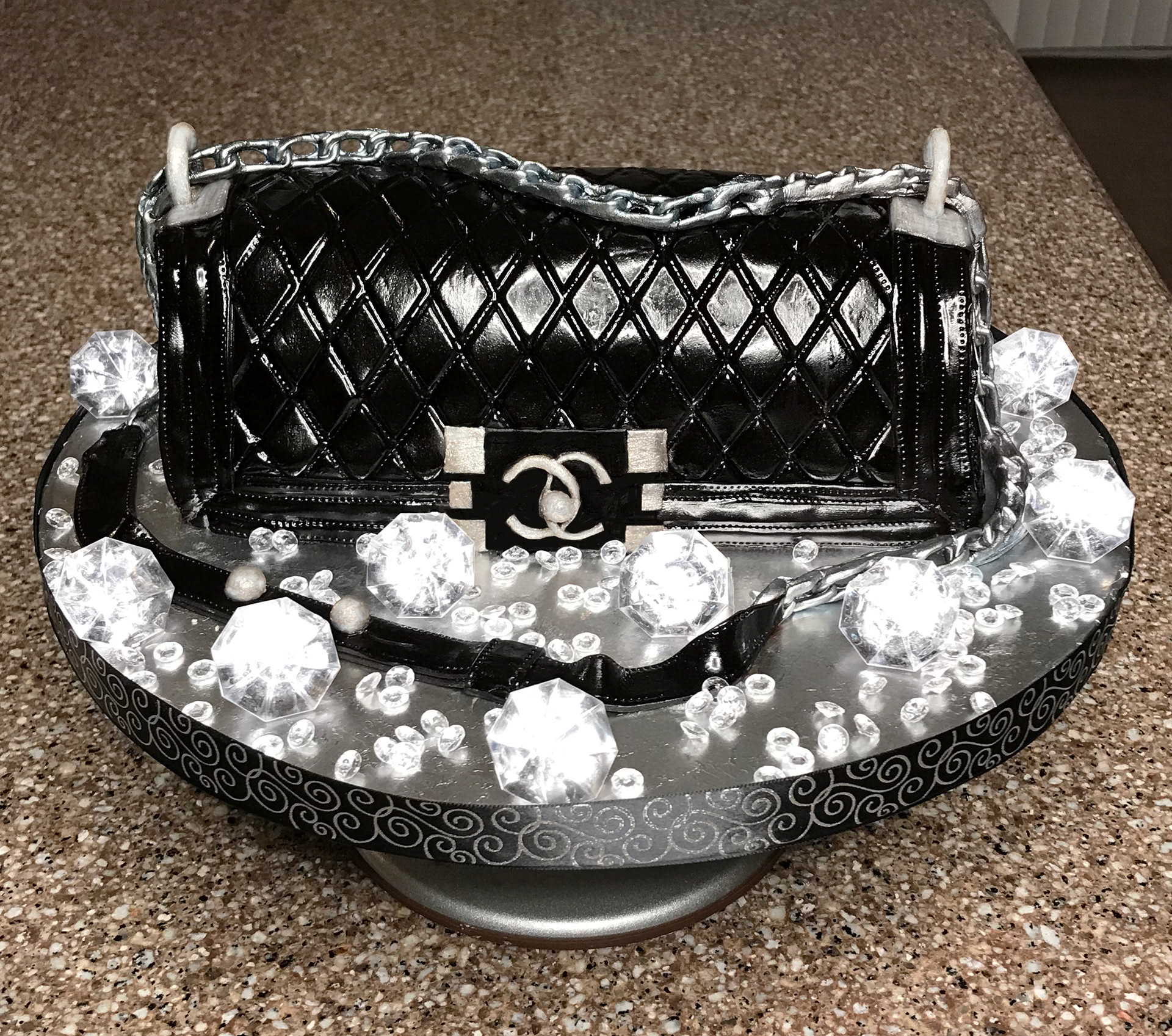 Chanel Boy Purse Cake