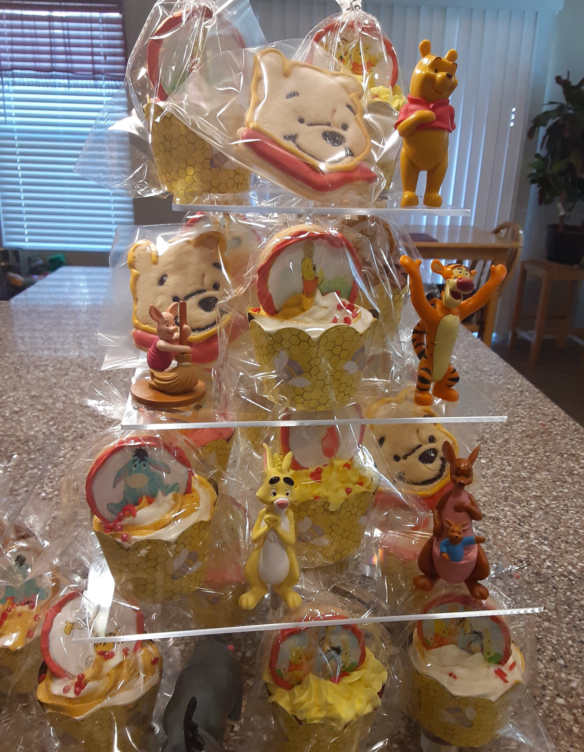 Assorted Cupcakes w/Character Sugar Cookies