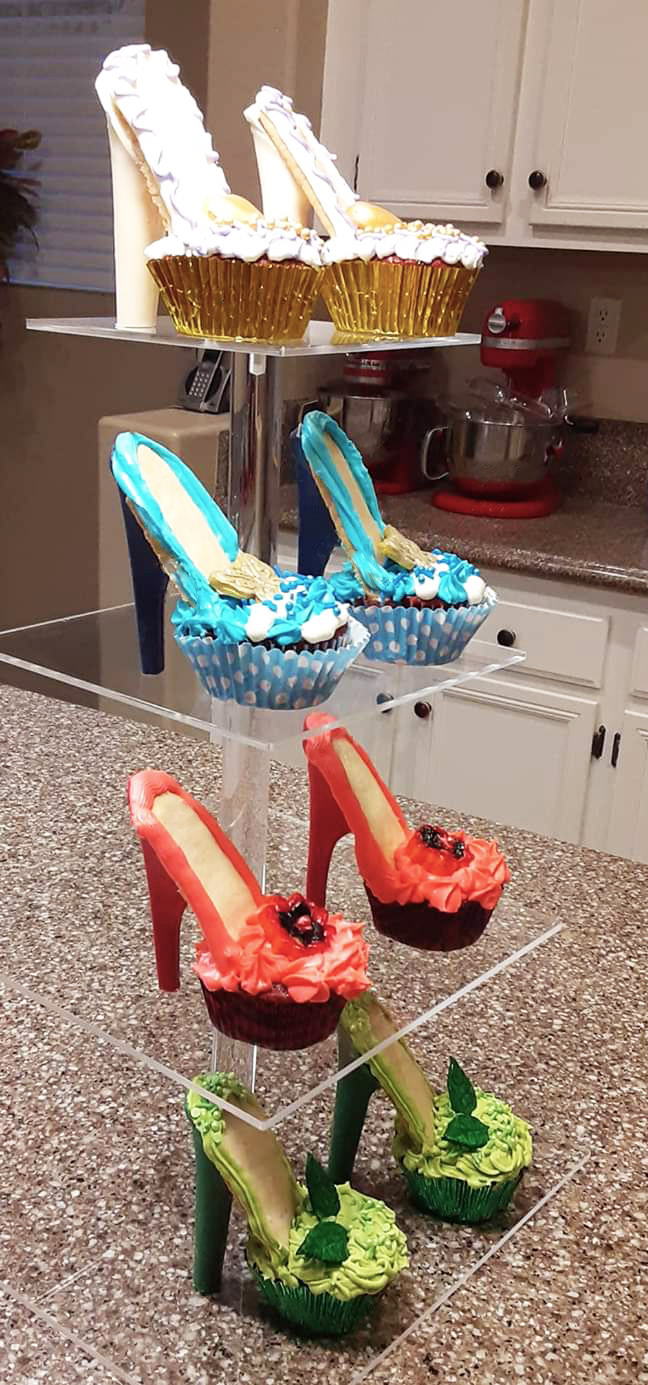 High Heel Cupcakes