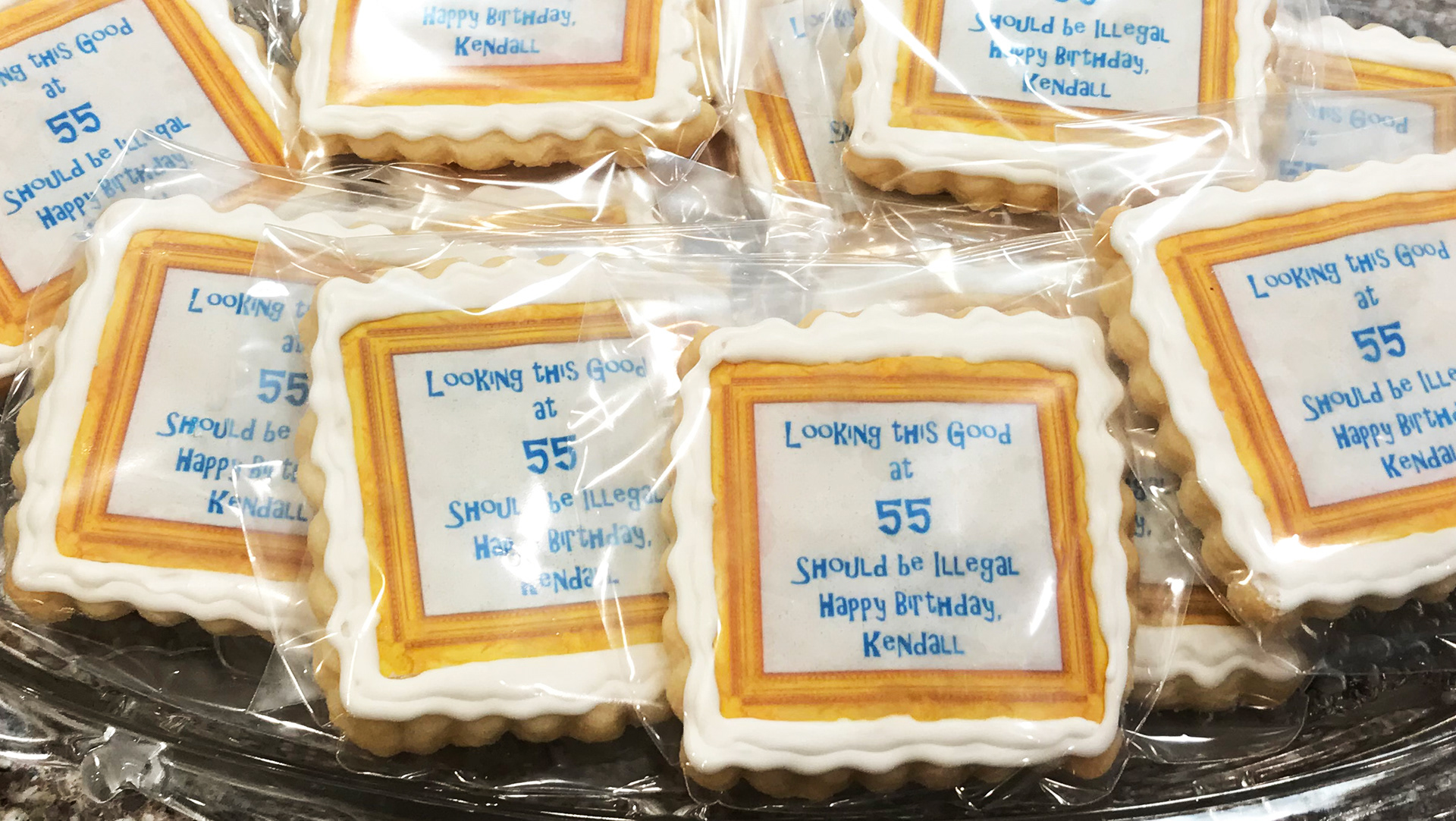 Birthday Image Vanilla Shortbread