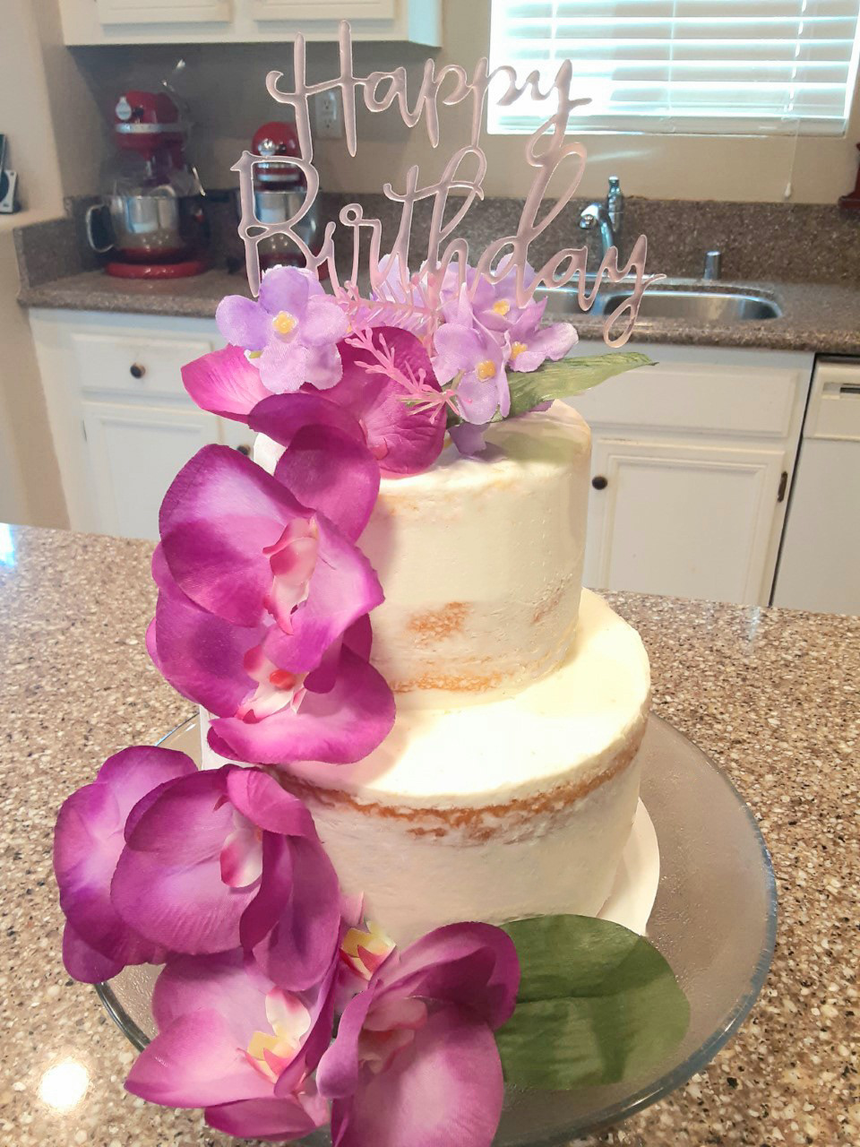 Semi-Naked Vanilla Cake