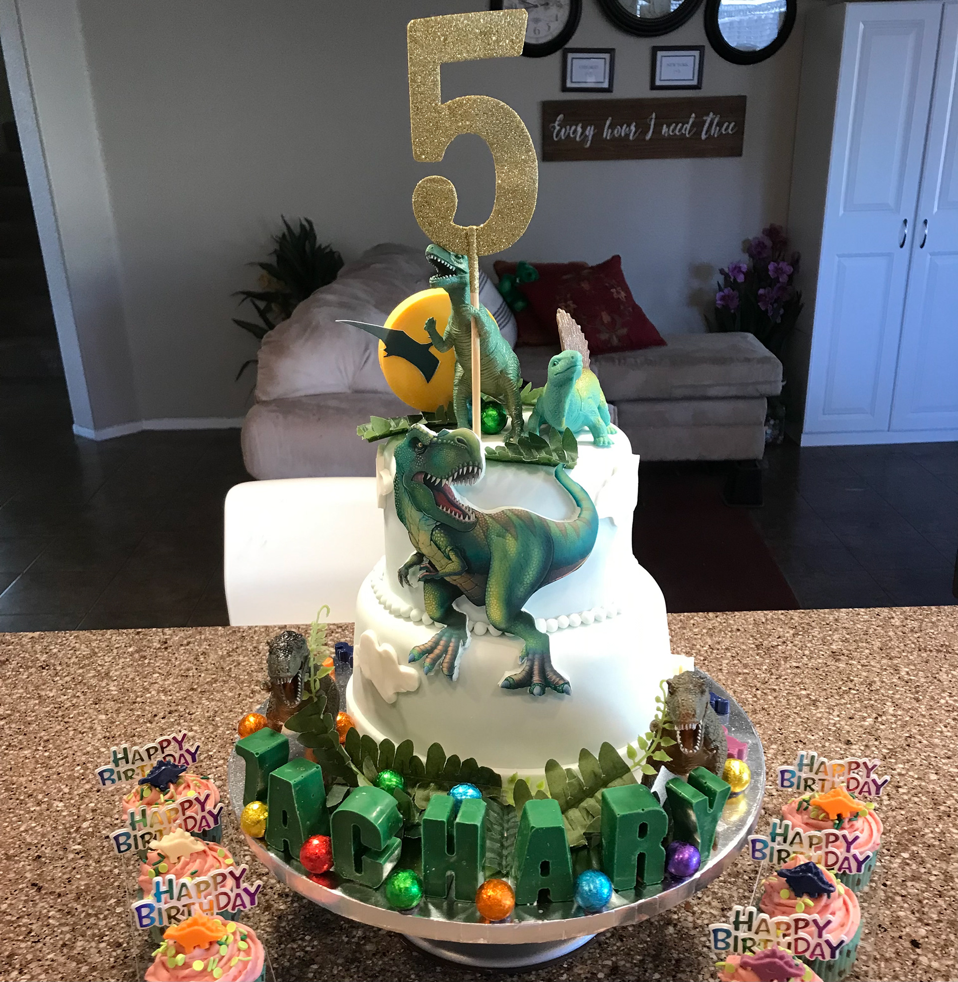 Strawberry Patch Cake w/Strawberry Buttercream