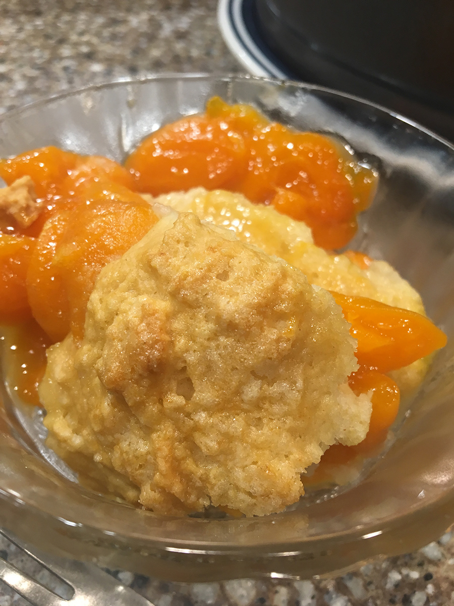 Apricot Cobbler