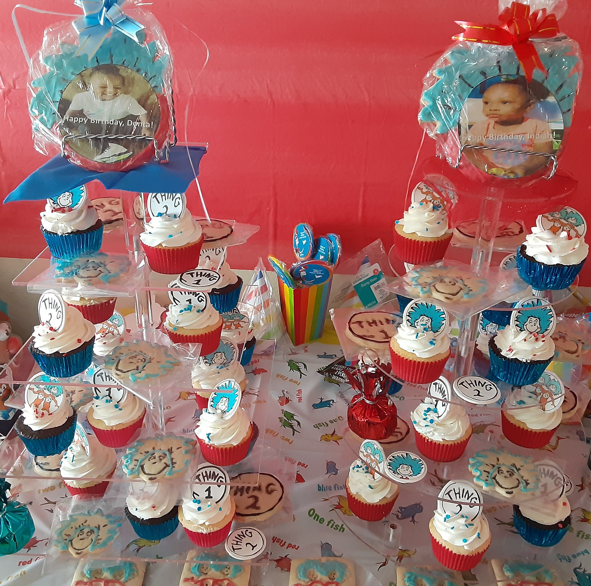 Vanilla/Chocolate w/Whipped Cream Frosting & Character Sugar Cookies