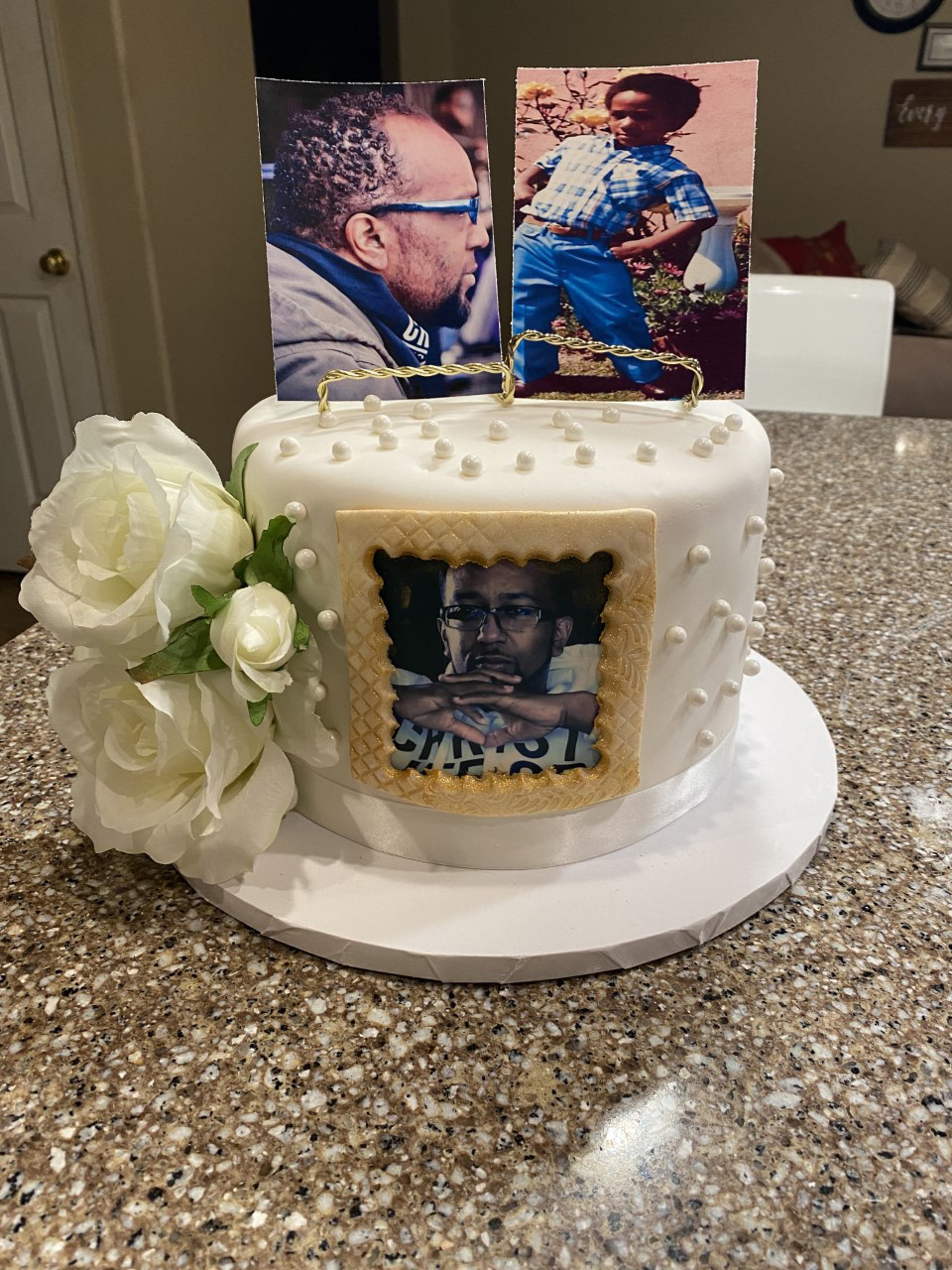 Strawberry Patch Cake w/Strawberry Buttercream & Strawberry Filling