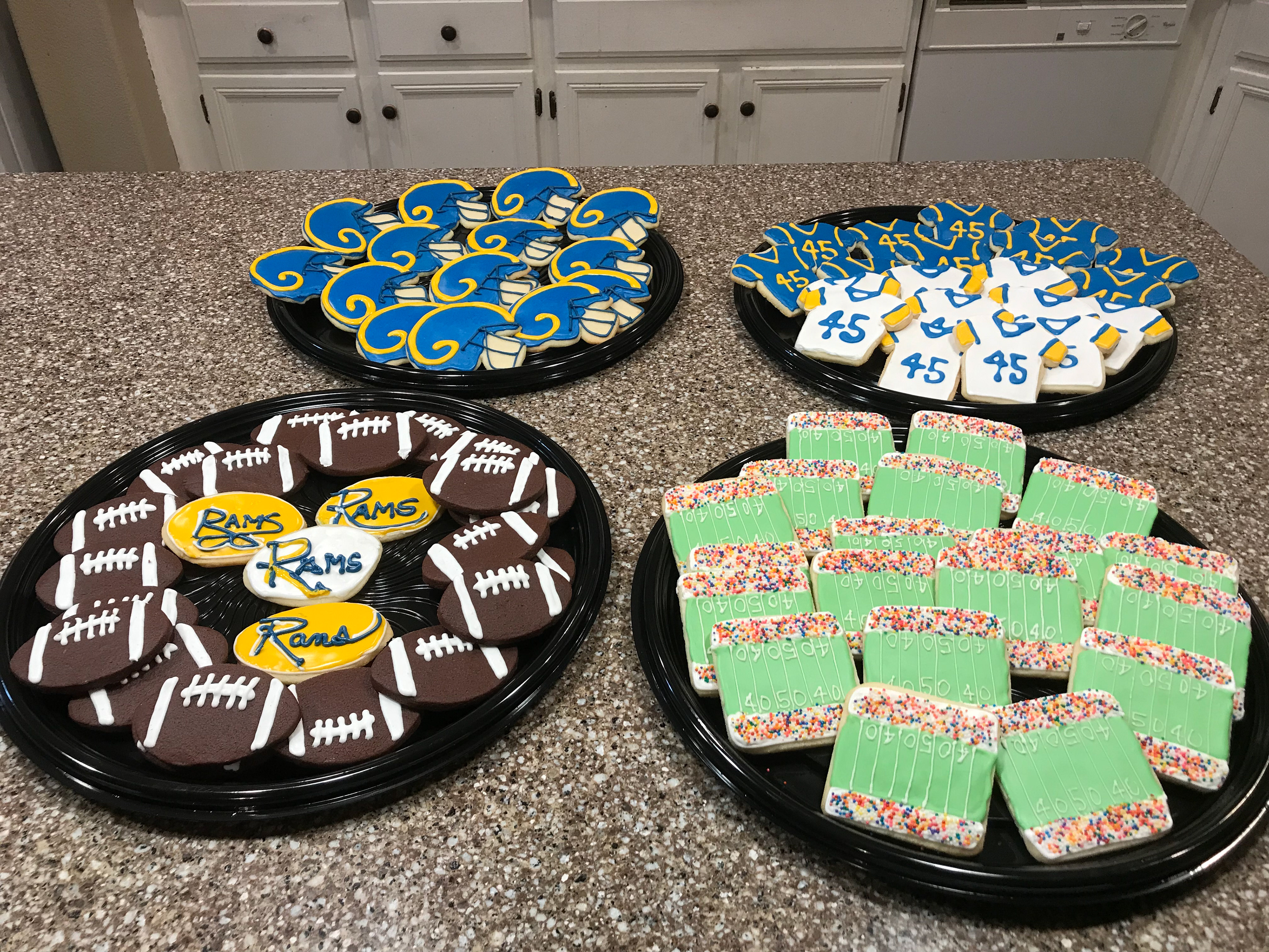 Sports Fan Cookie Platter