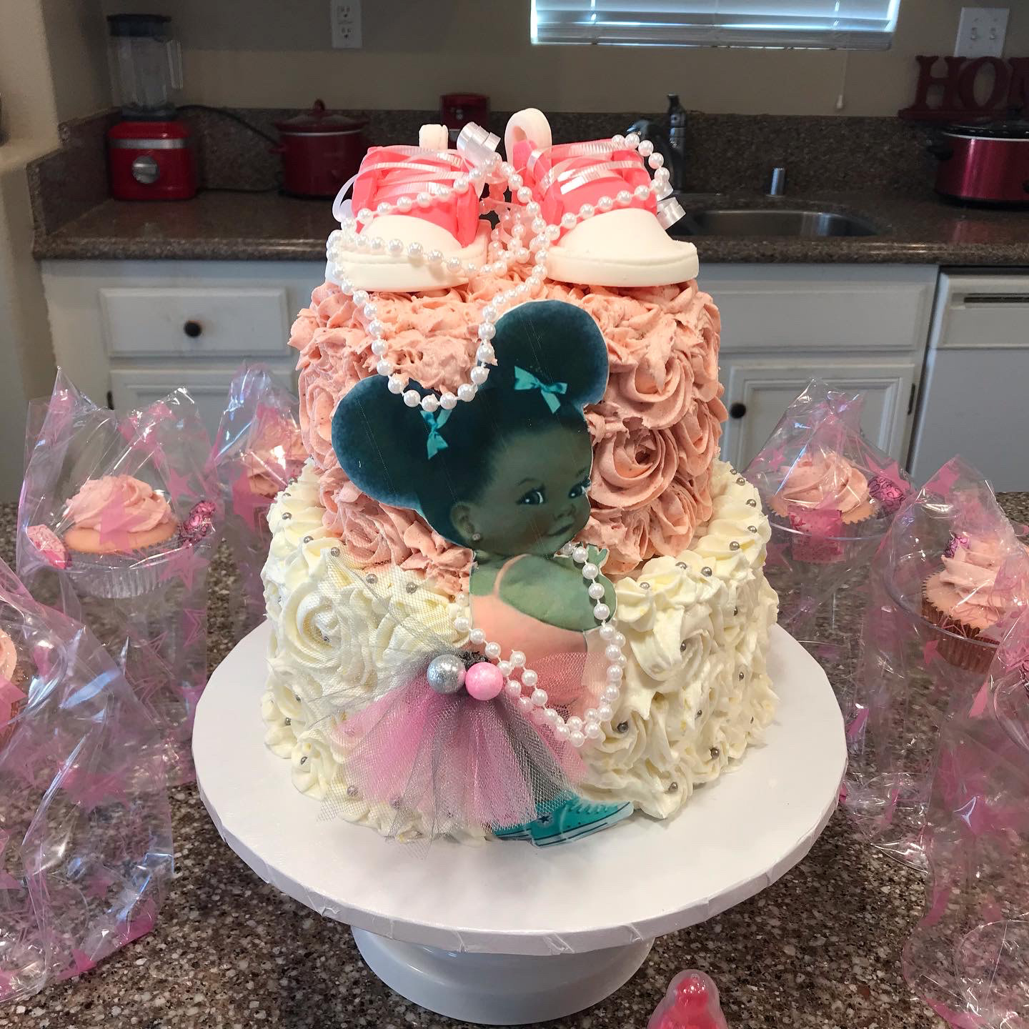 Lemon w/Lemon Buttercream - Strawberry w/Strawberry Buttercream 