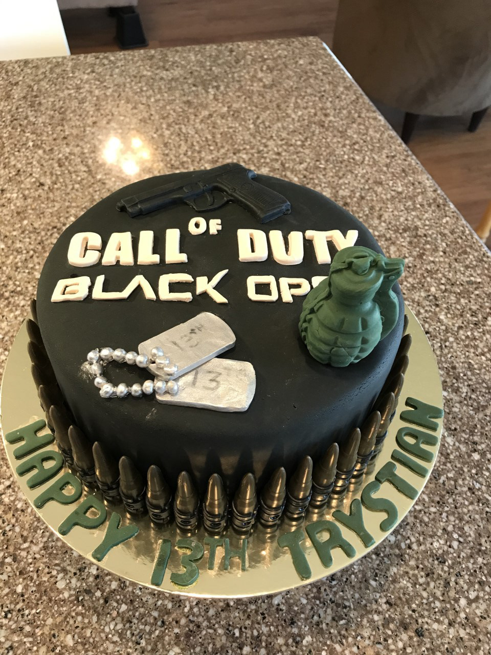 Chocolate Cake w/Vanilla Buttercream