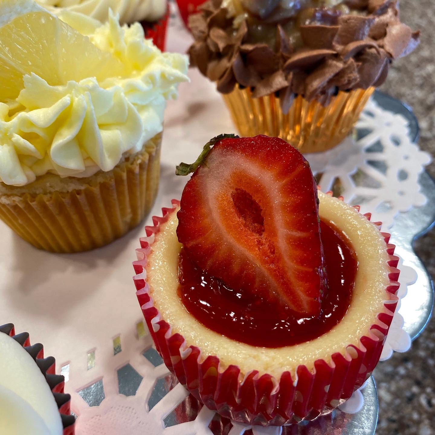 Mini Strawberry Cheesecake