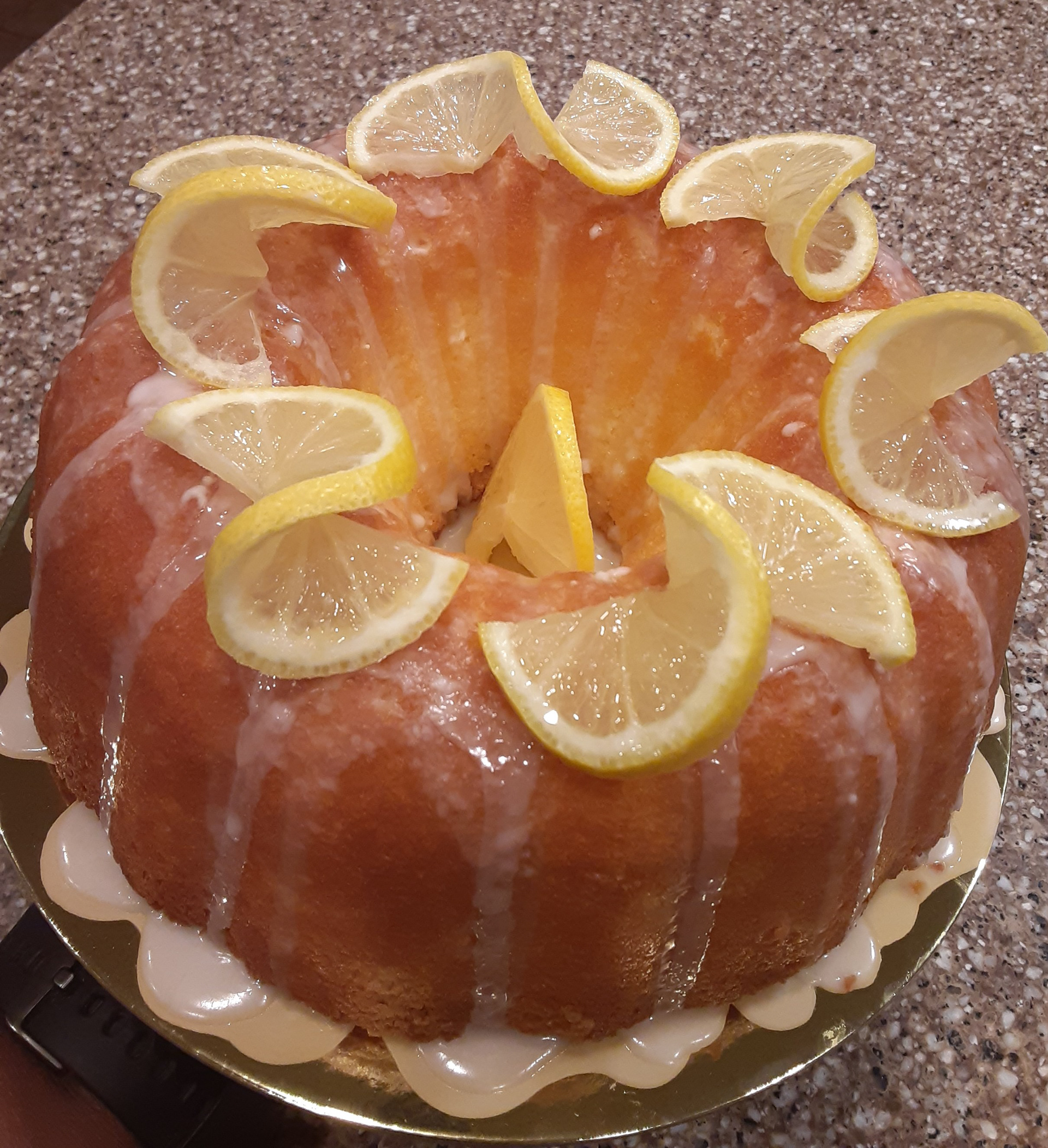Lemon Pound Cake w/Lemon Glaze