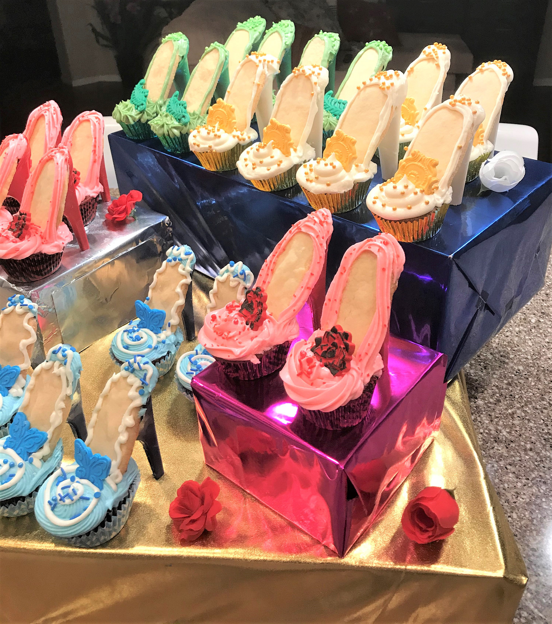 High Heel Cupcakes